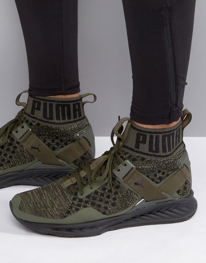 Puma evoknit green Clearance