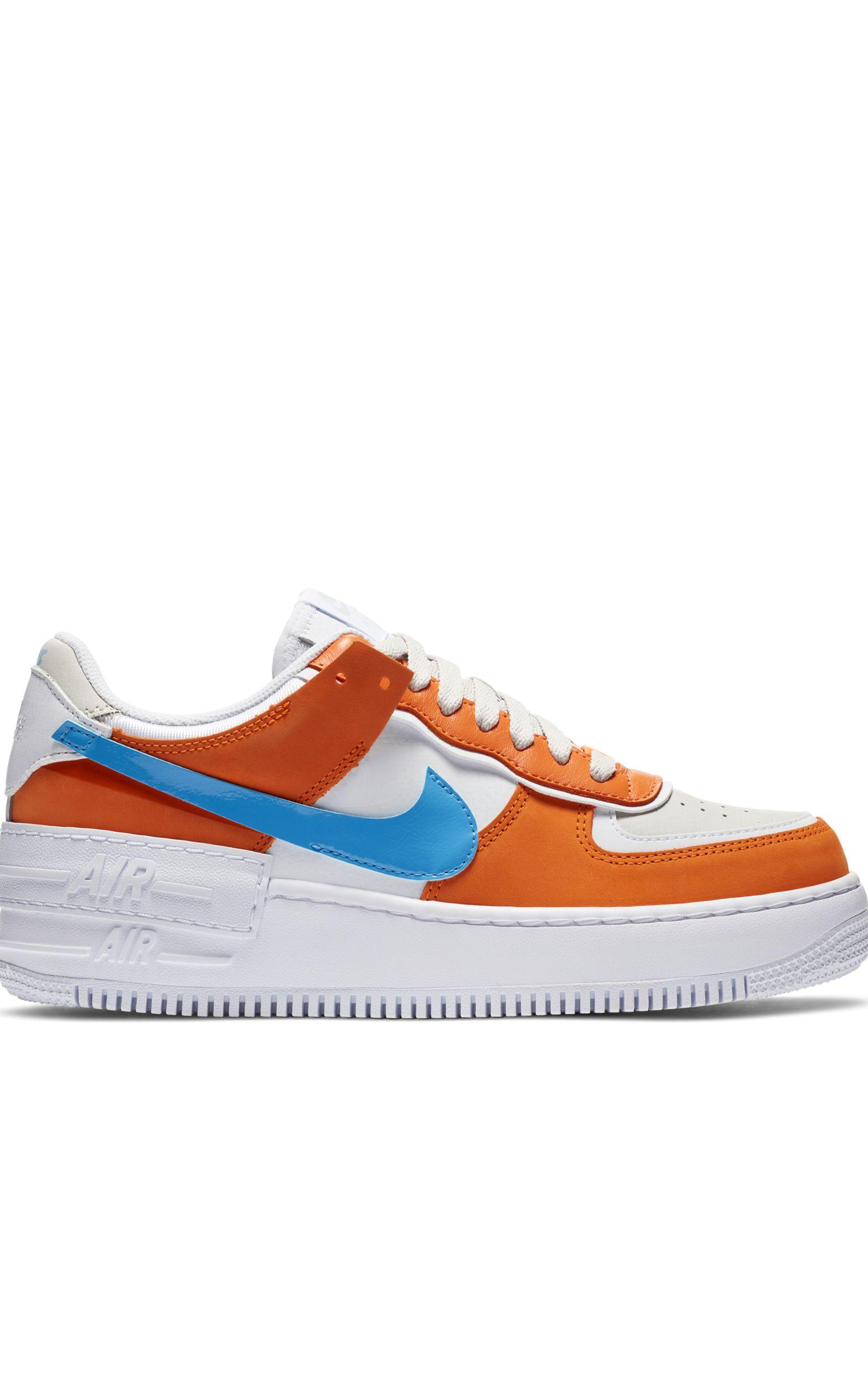 Air force 1 shadow - baskets - rouille et bleu Nike en coloris Orange | Lyst