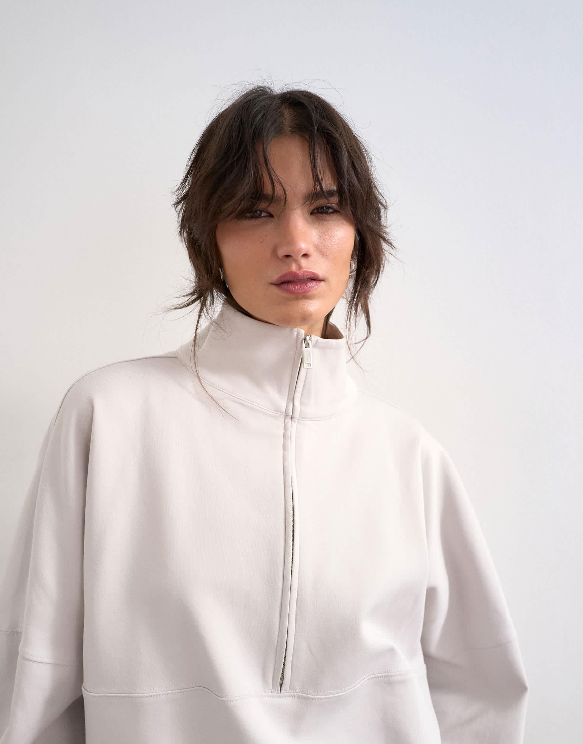 Sweat Topshop Noir Femme – Coton Mélangé Taille 10 (très Bon état)