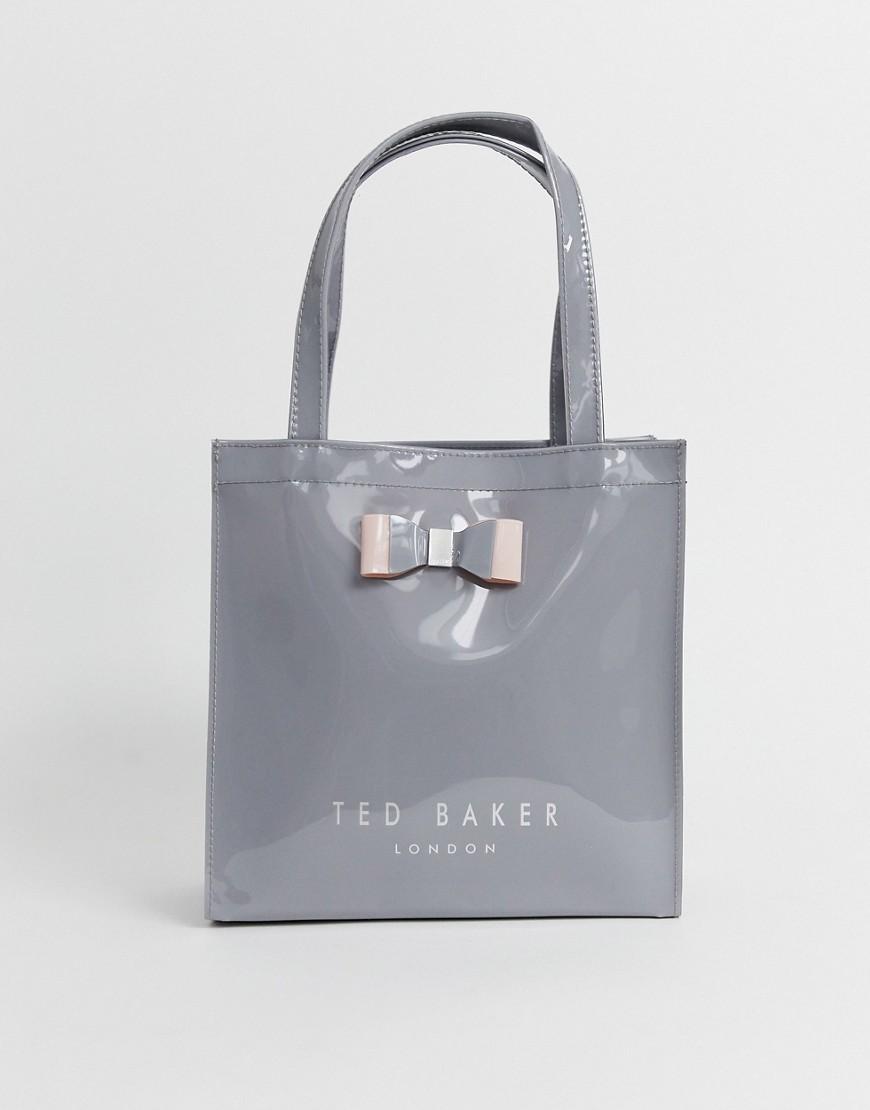Ted Baker Large Icon Bag in Light Gray (Gray) | Lyst