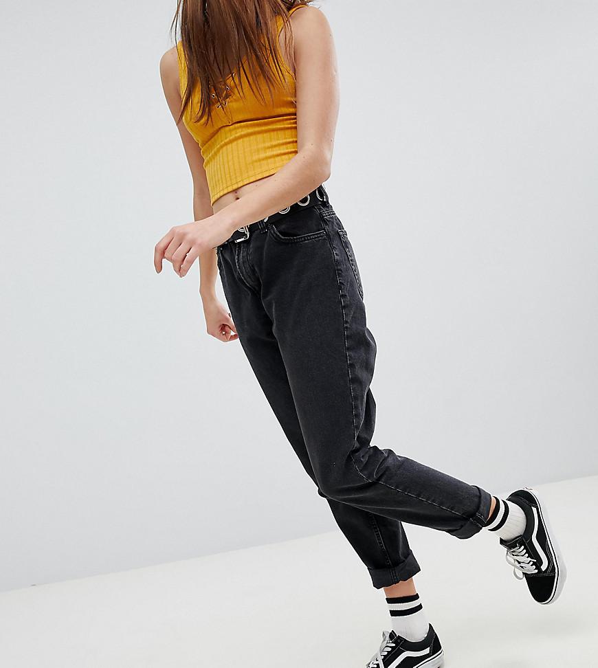 high waist mom jeans bershka