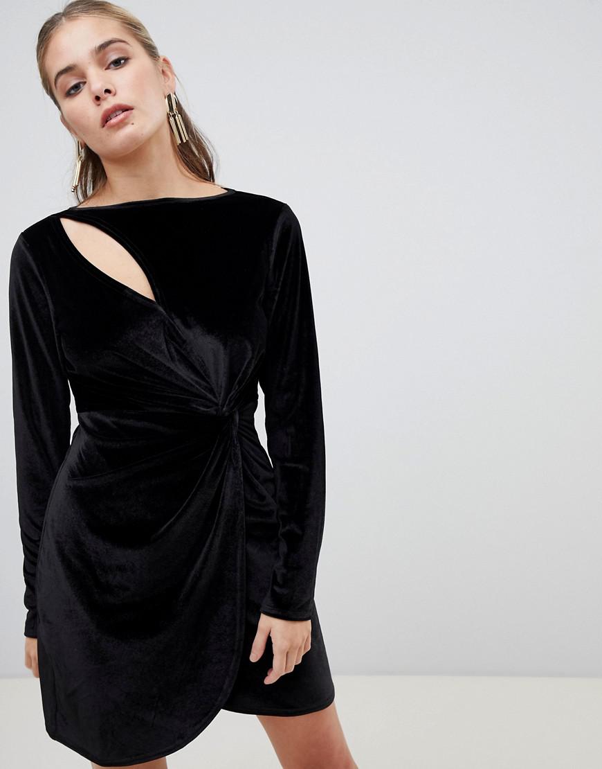 fashion union black dress