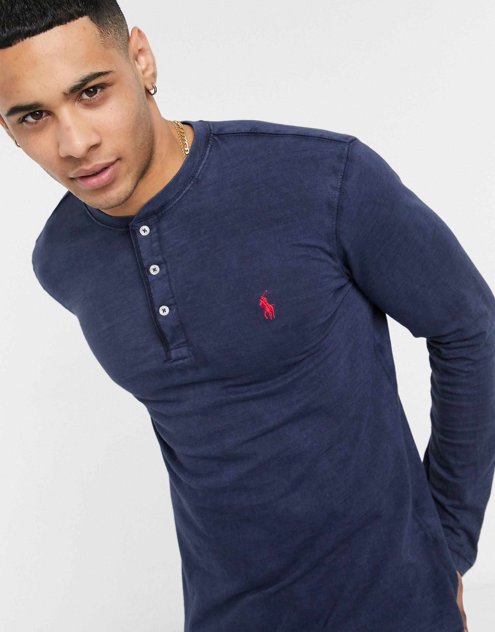 henley polo ralph lauren