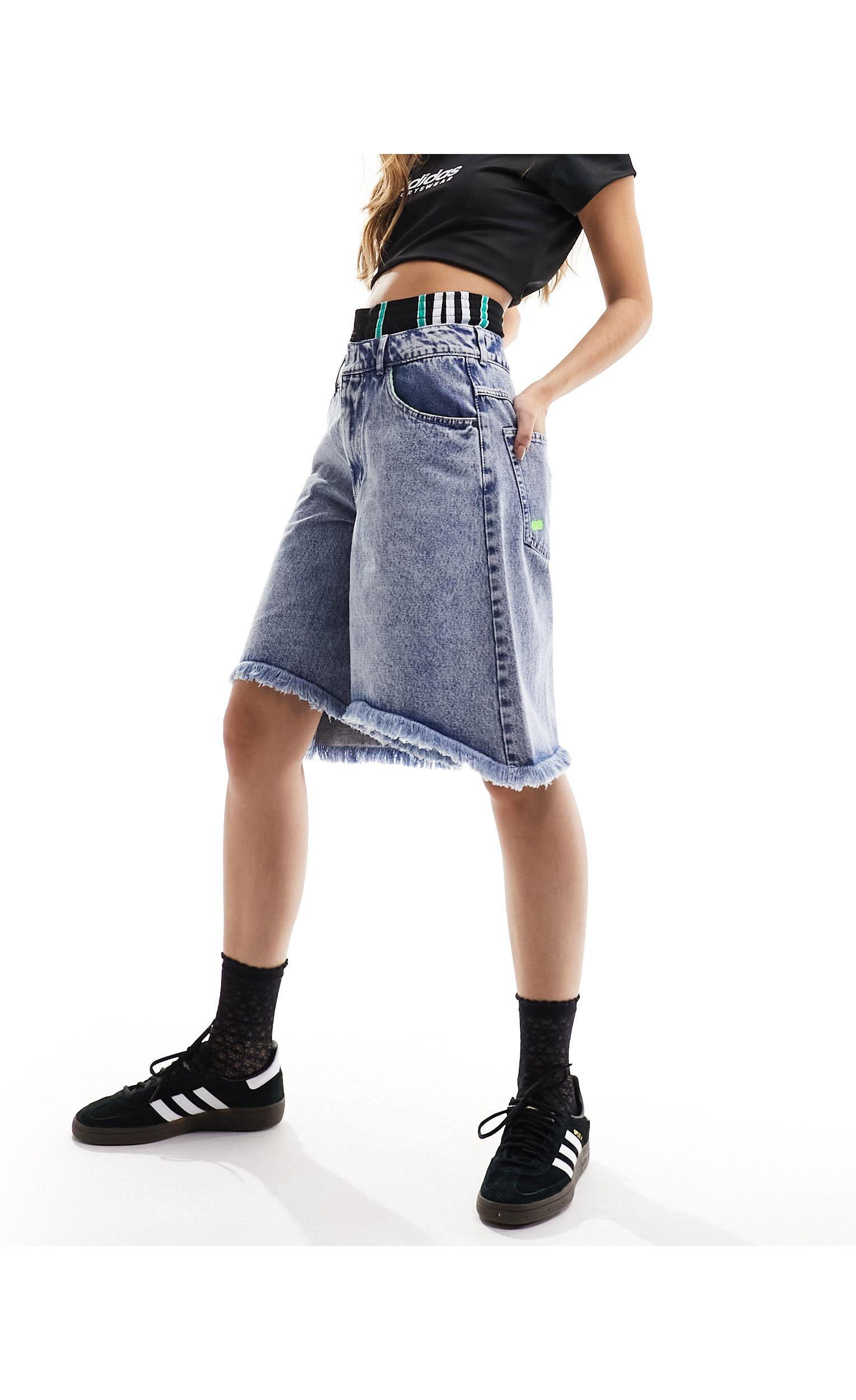 Adidas cheap jeans shorts