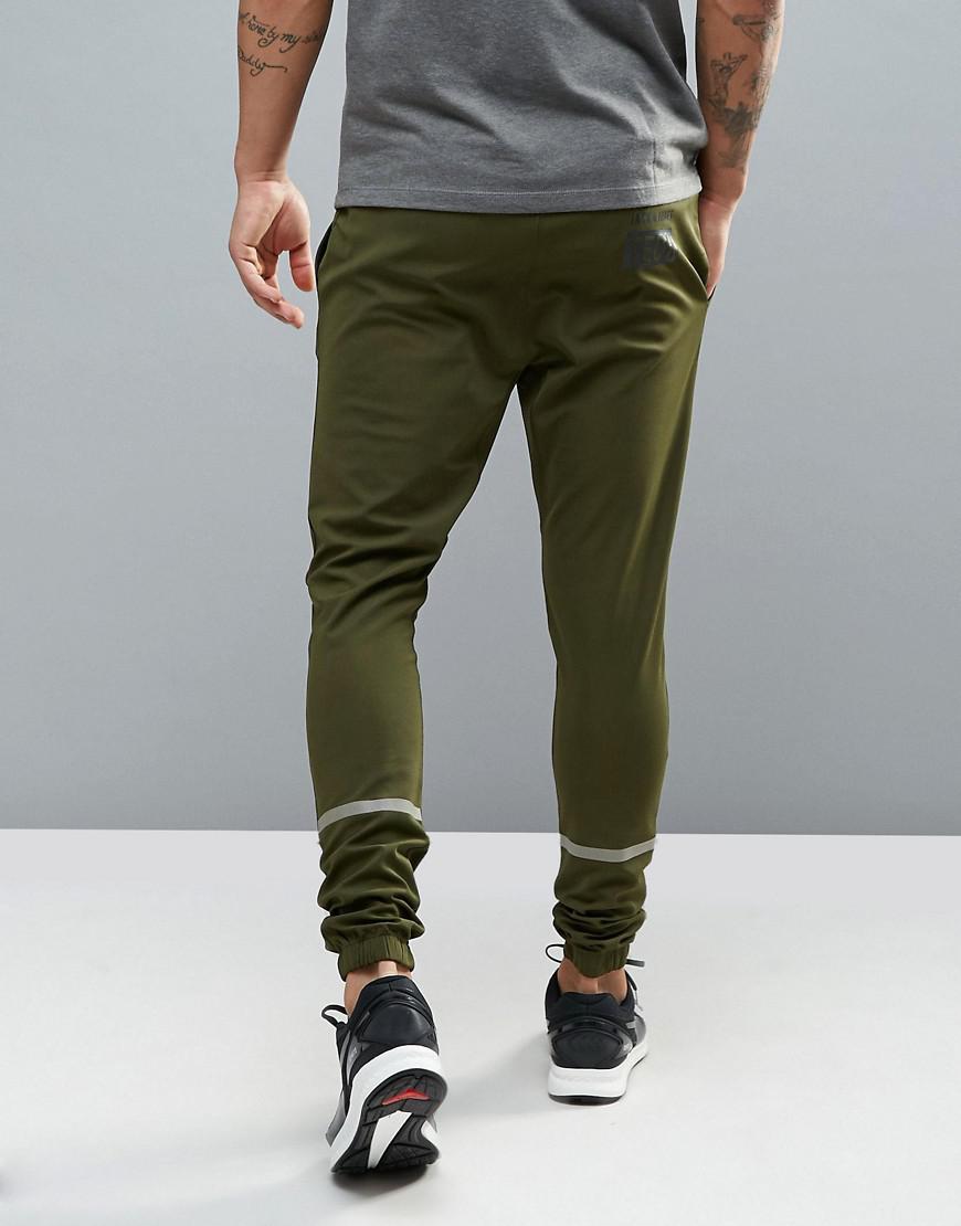 Jack & Jones Synthetic Tech Running Joggers in Green for Men - Lyst