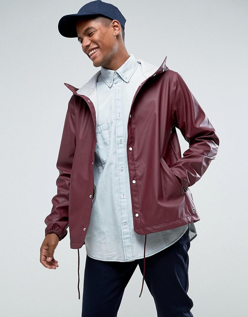 Herschel Supply Co. Synthetic Herschel Forecast Hooded Coach Jacket  Waterproof In Wine in Red for Men - Lyst