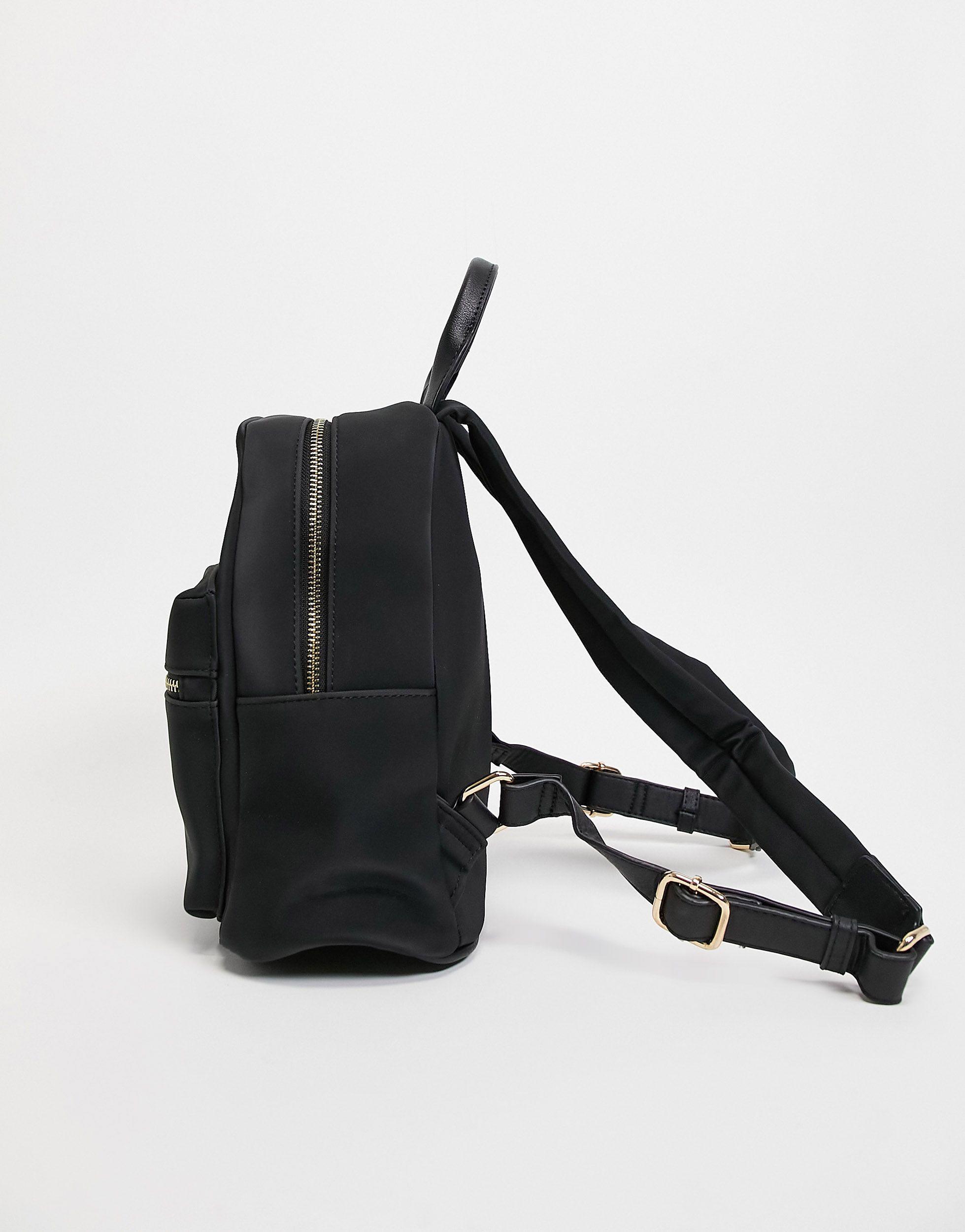french connection black backpack