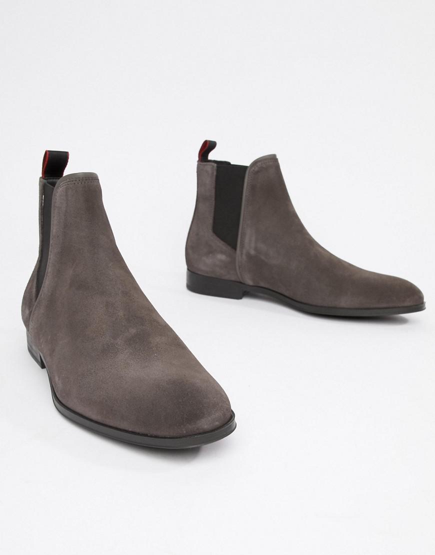 hugo boheme suede chelsea boots