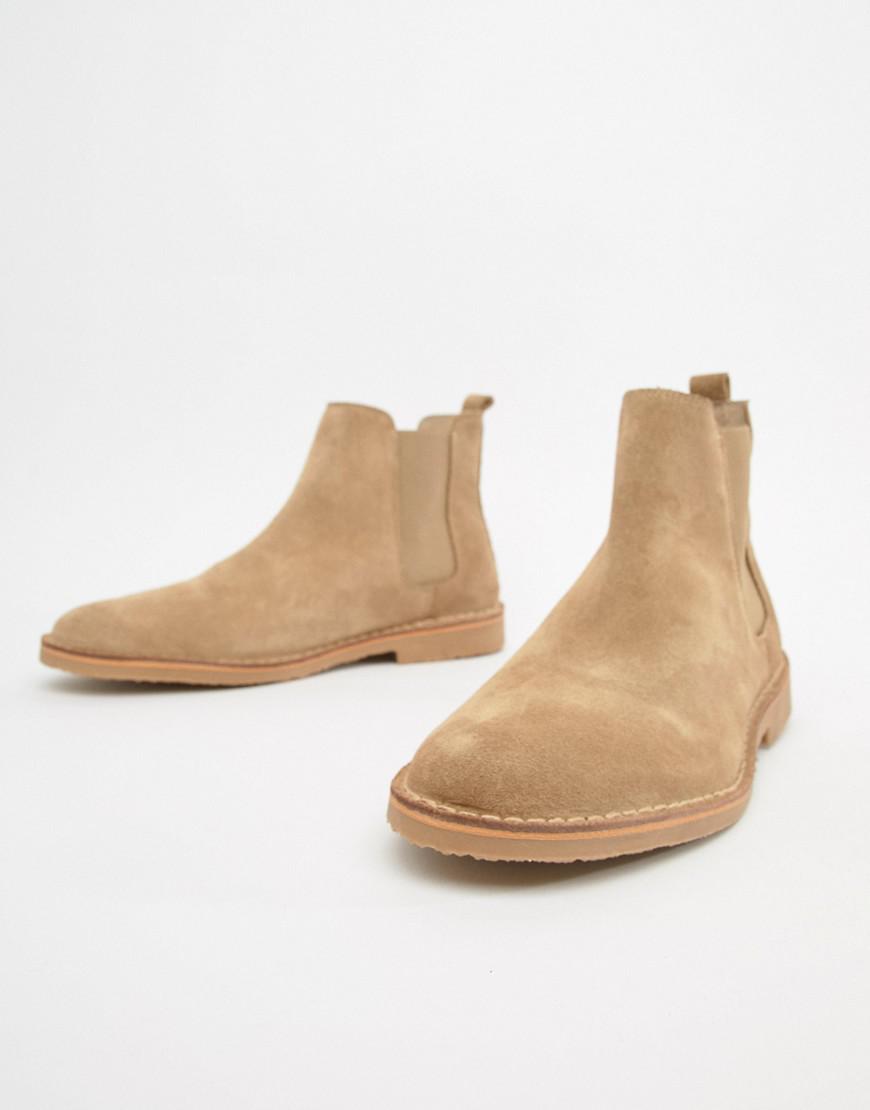 beige chelsea boots mens suede