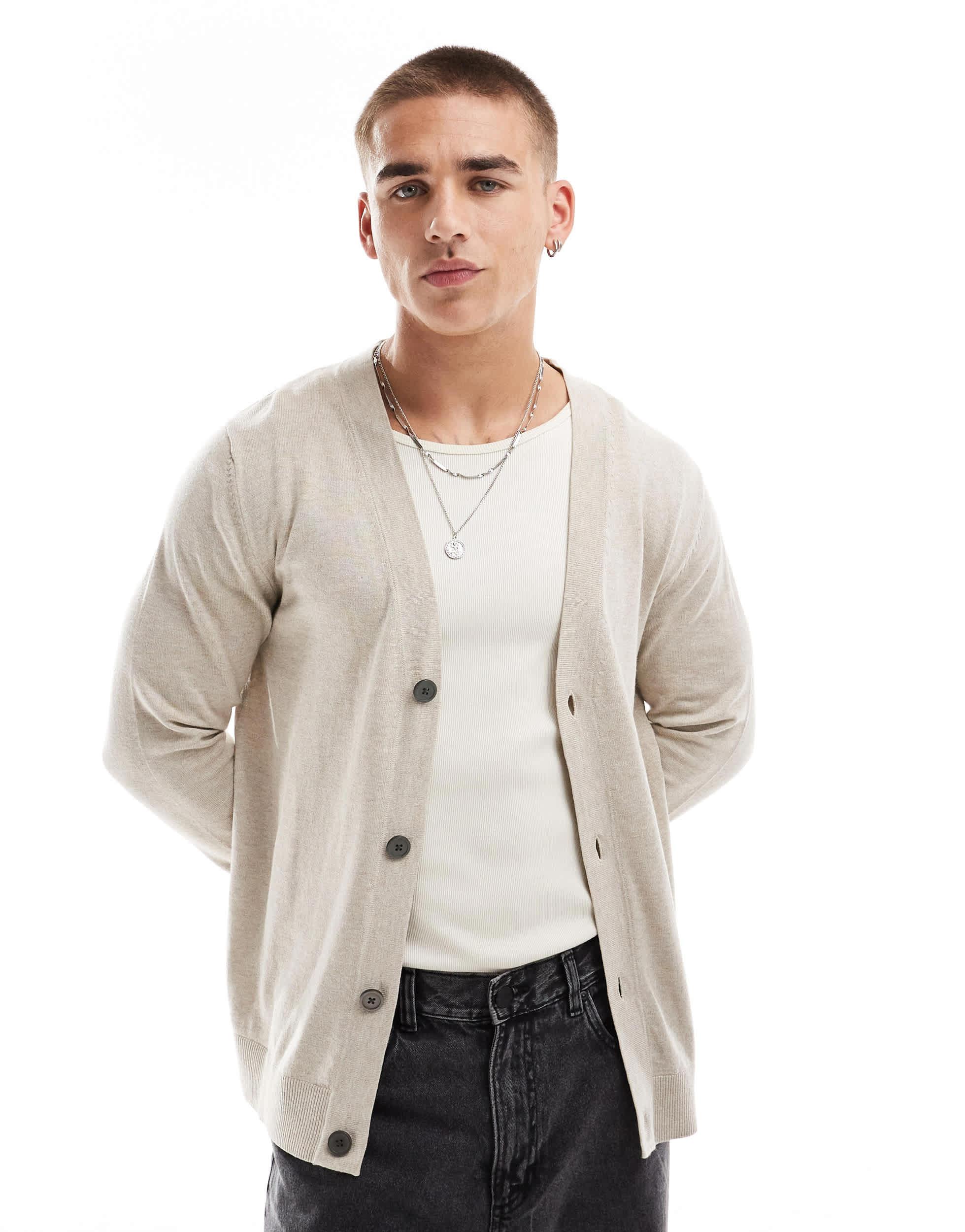 Jack Jones Cardigans for Men Online Sale up to 65 off Lyst