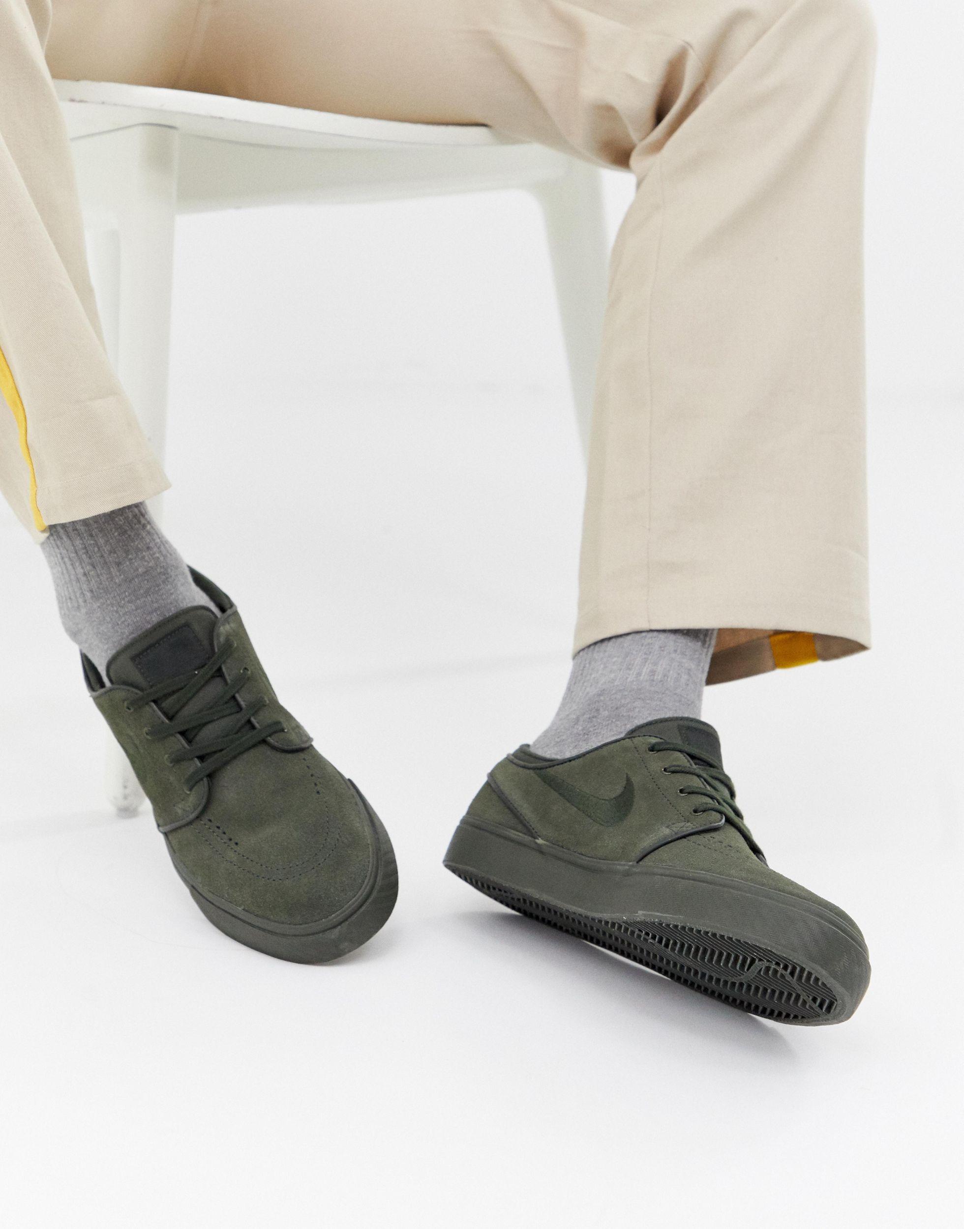 werkzaamheid vleugel Worstelen Nike Zoom Stefan Janoski Sneakers in Green for Men | Lyst