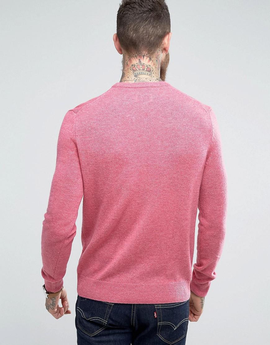 pink lambswool jumper