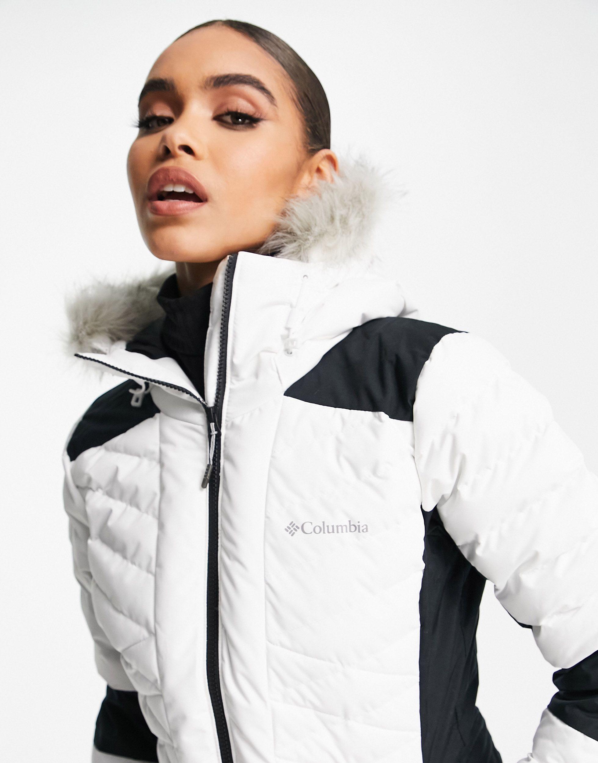 Columbia Bird Mountain Insulated Ski Jacket in Black | Lyst