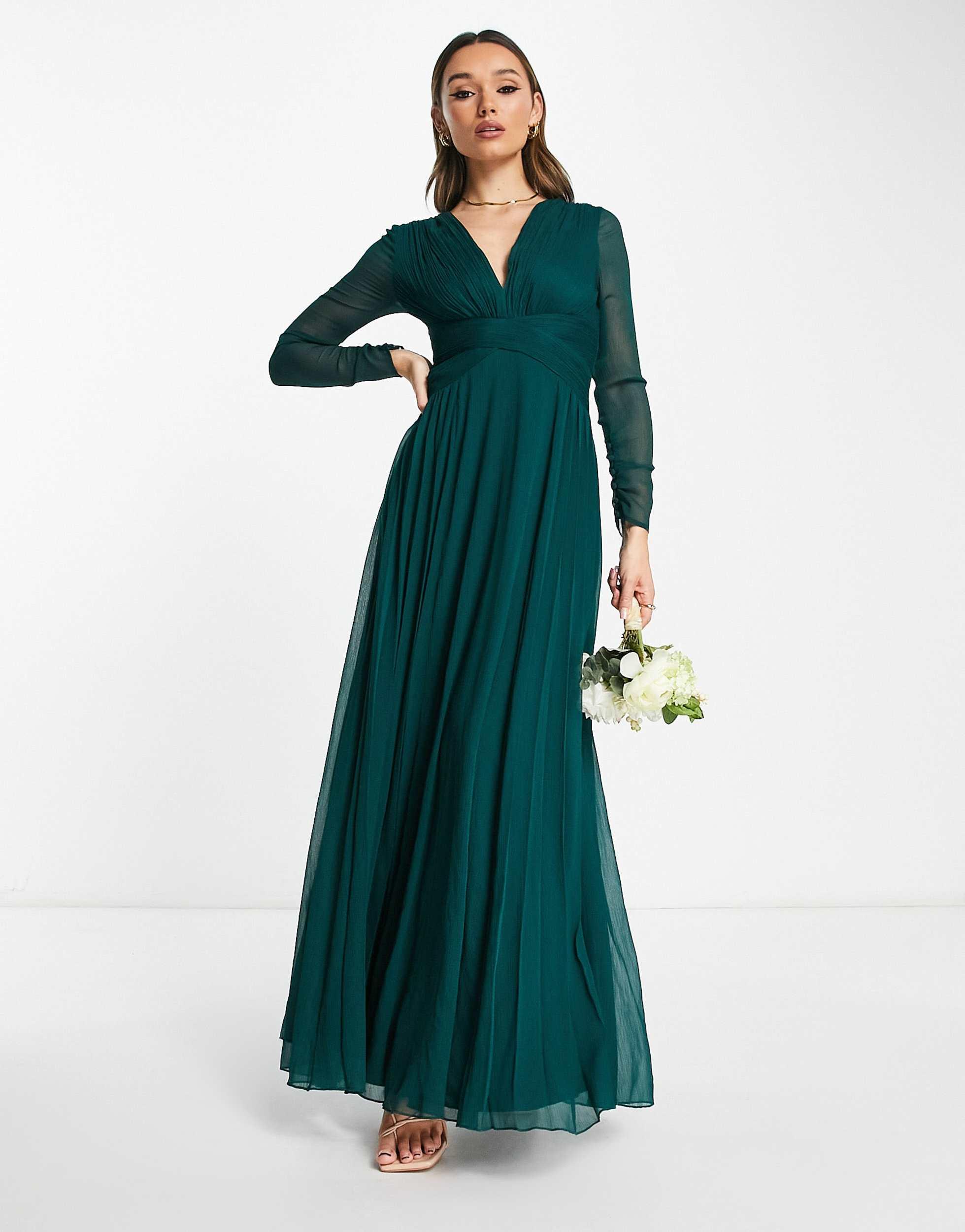 Robe Demoiselle D Robe Vert Sauge Asos Vert Sauge Robe Mariage