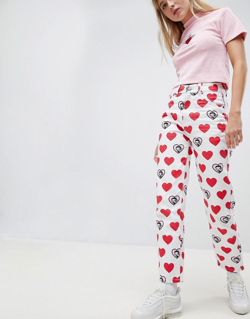 Lazy Oaf Denim X Betty Boop Jeans In 