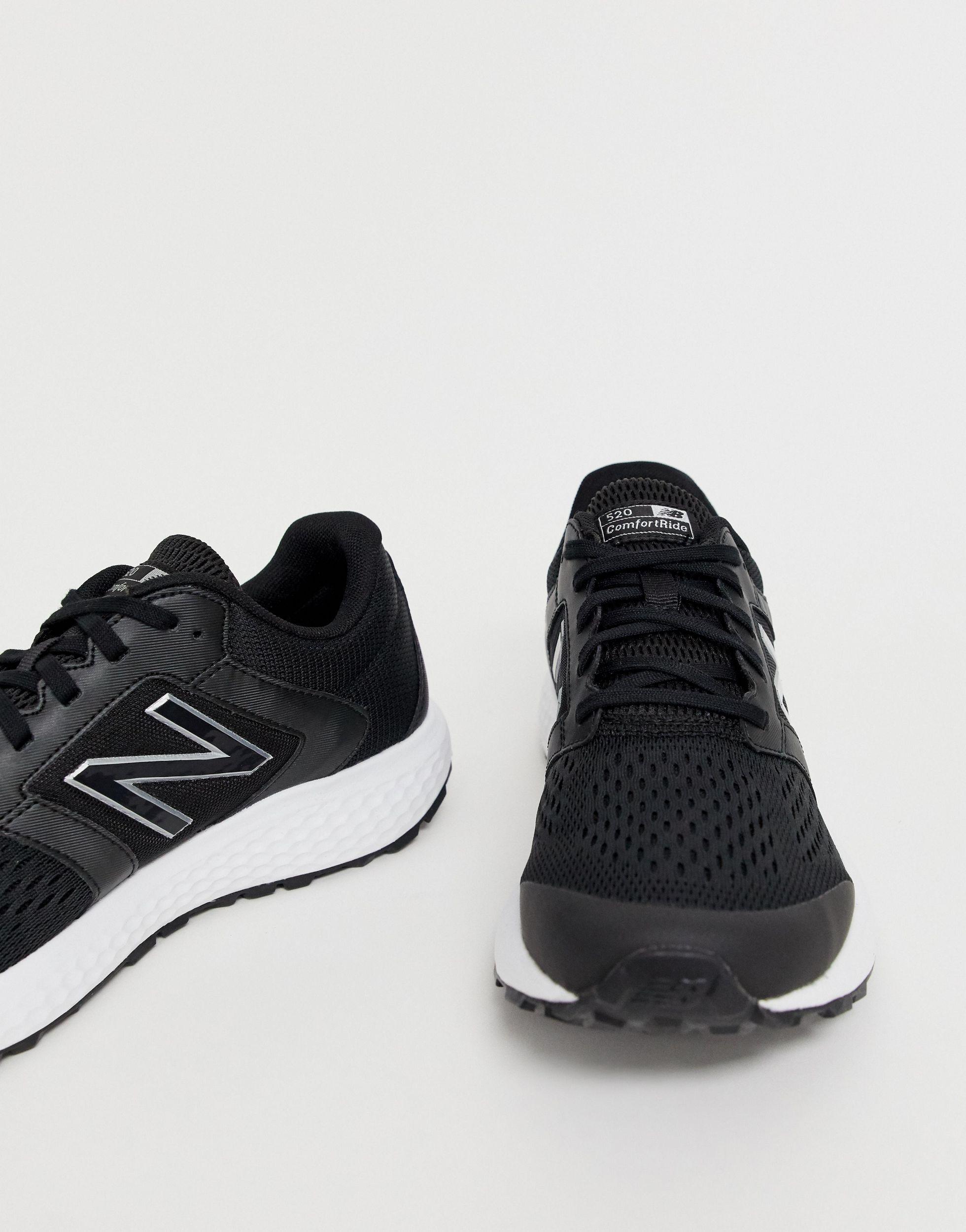 New Balance Running 520 Trainers in Black for Men | Lyst