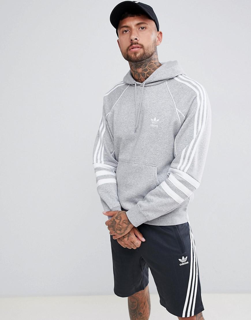 grey adidas originals hoodie
