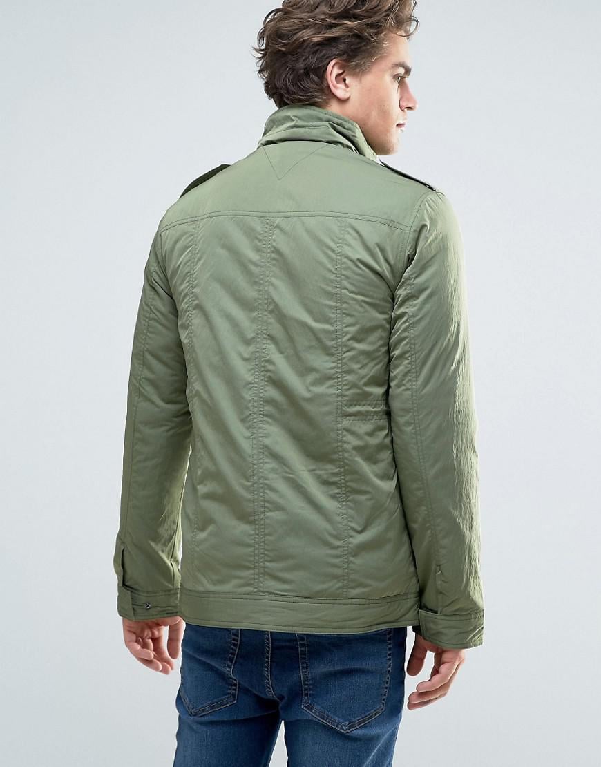 Tommy Hilfiger Denim Four Pocket Military Field Jacket in Green for Men |  Lyst