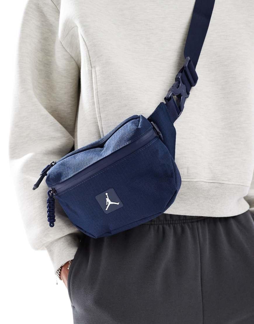 blue nike bum bag