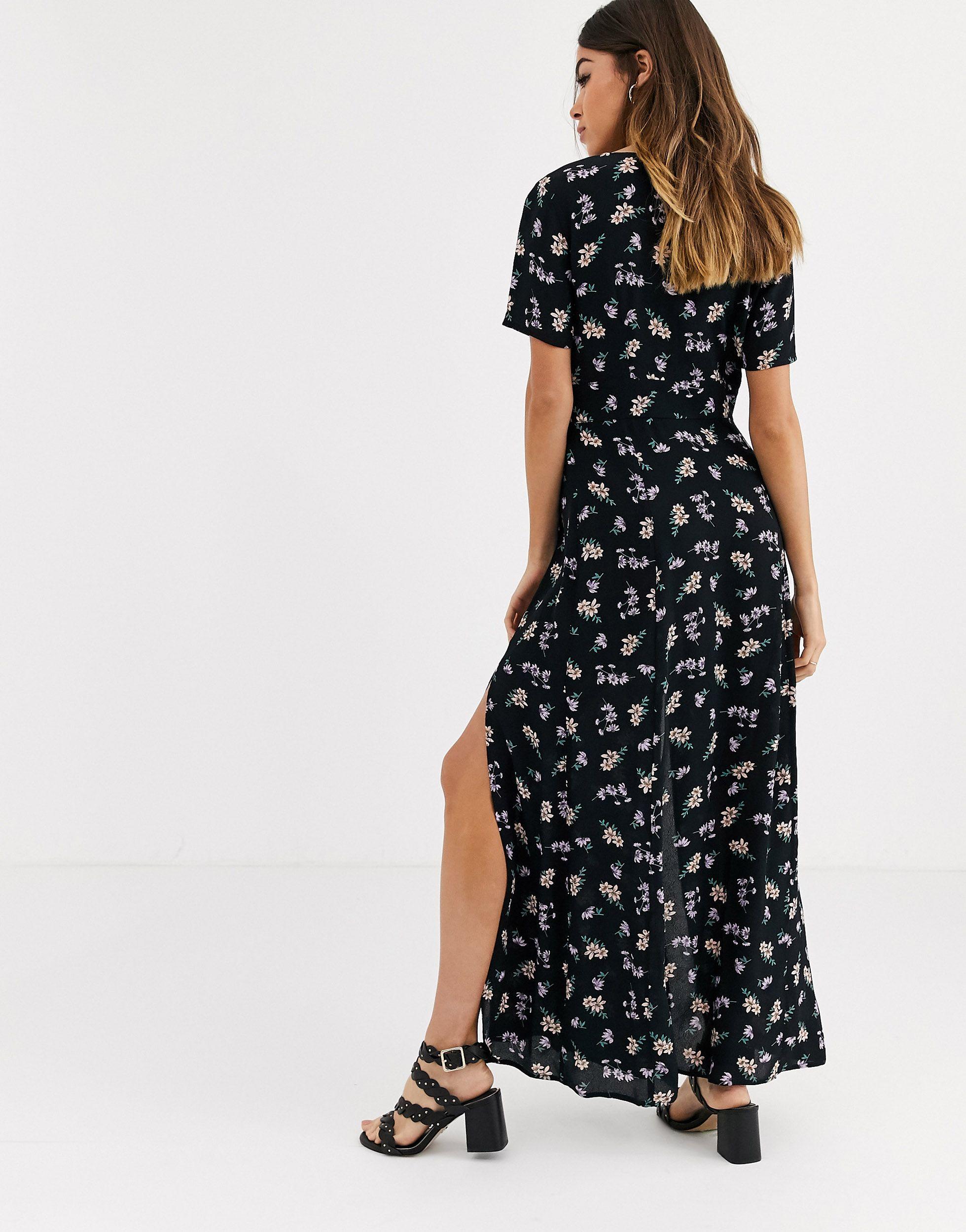 miss selfridge maxi tea dress