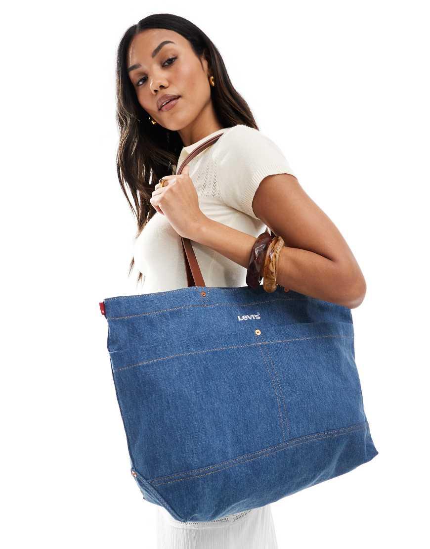Bolso Tote Bag Bolsos De Tela Levis Bolsa Tela Playa Levi'su00ae