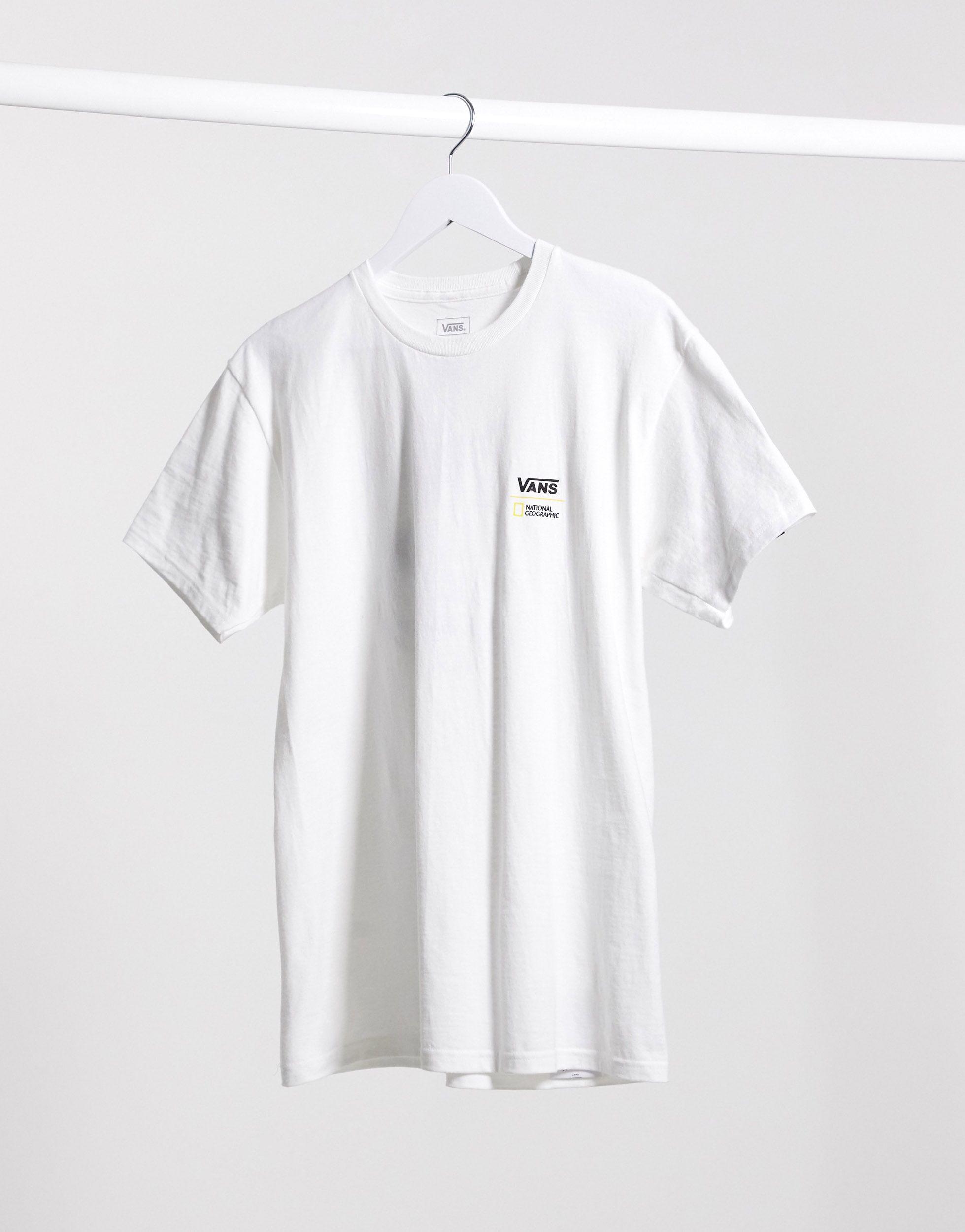 For en dagstur vil beslutte tavle Vans X National Geographic T-shirt in White for Men | Lyst