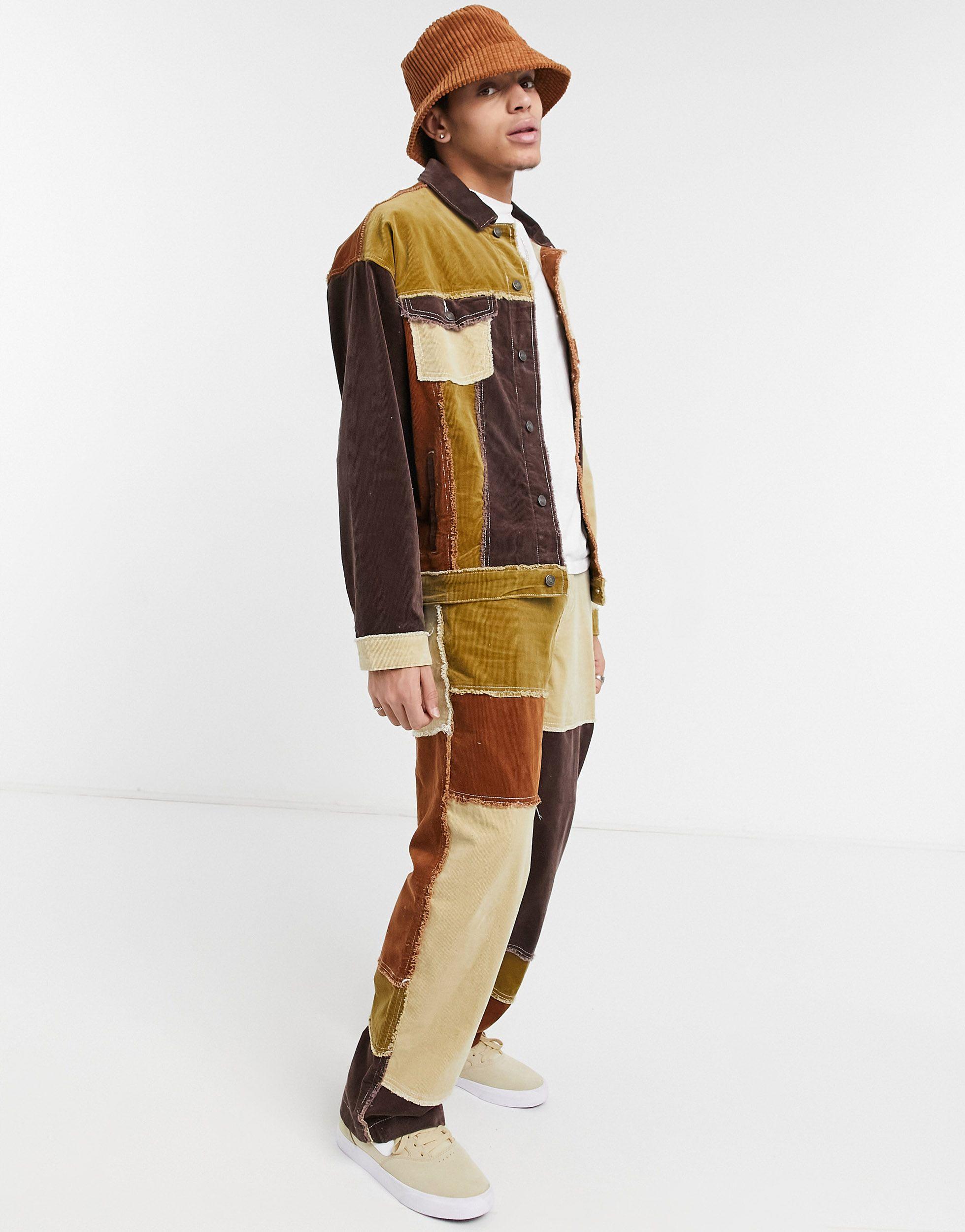 Jaded London Frayed Patchwork Denim 