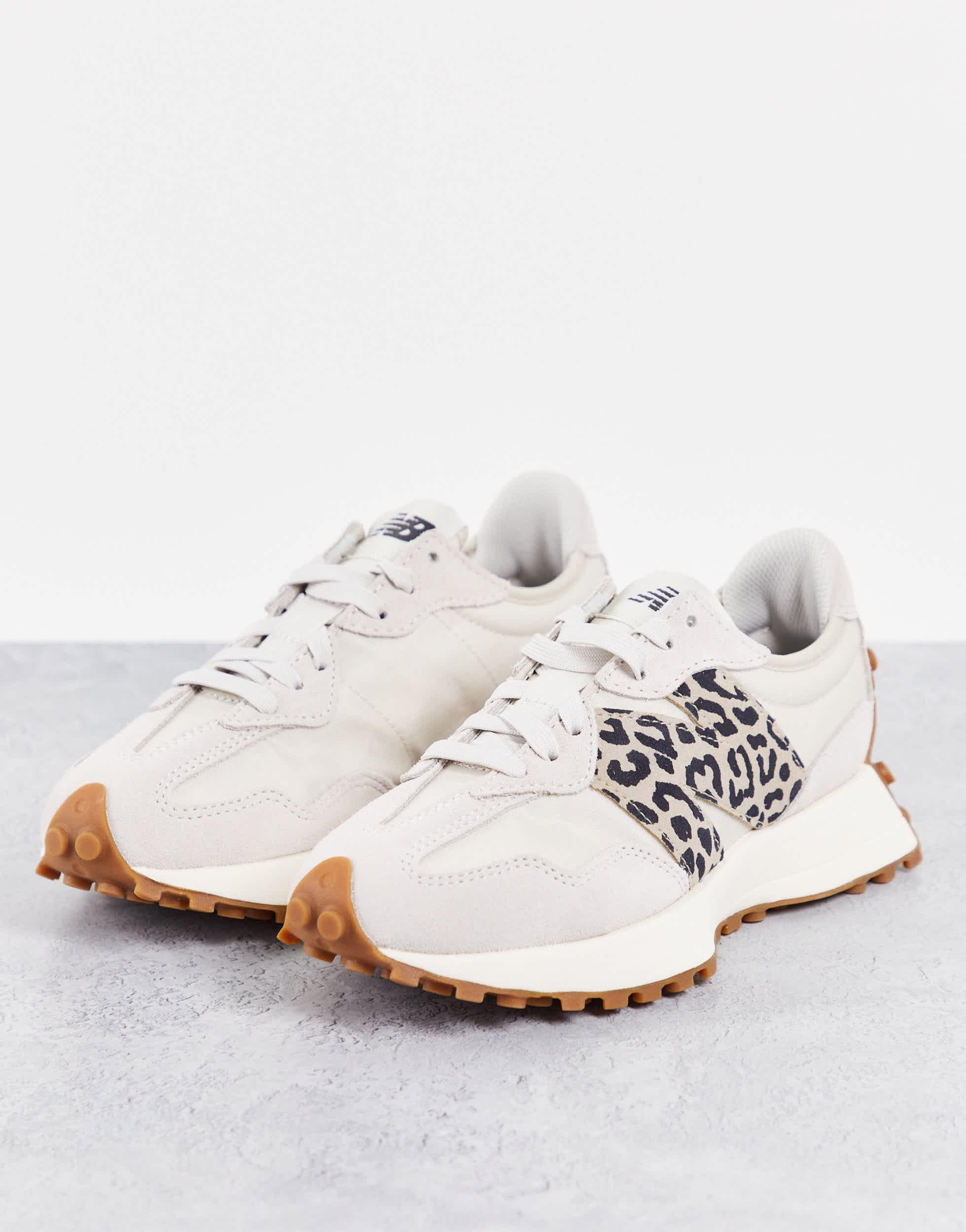 Black new balance with leopard print online