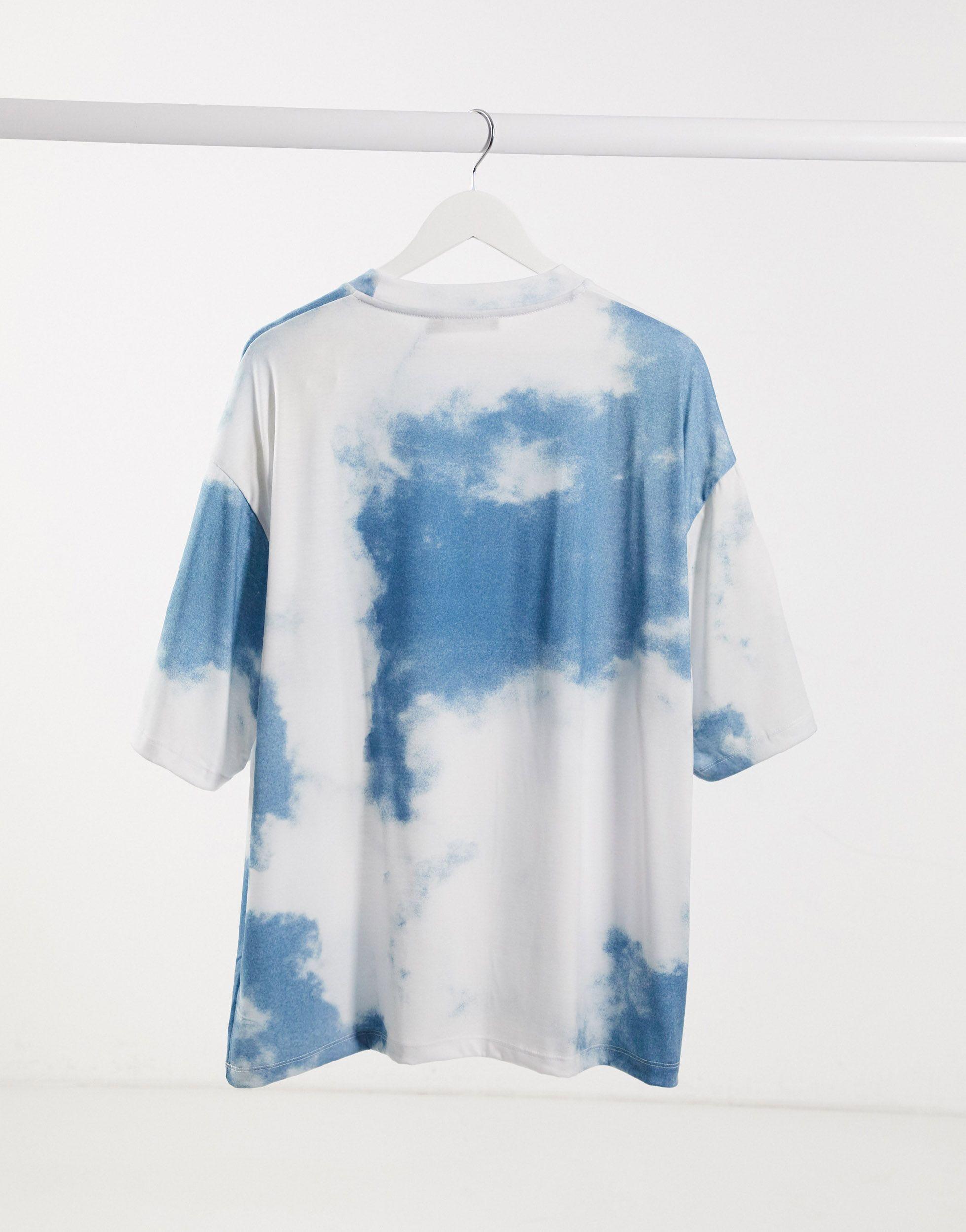 Jaded London T-shirt With Cloud Print 