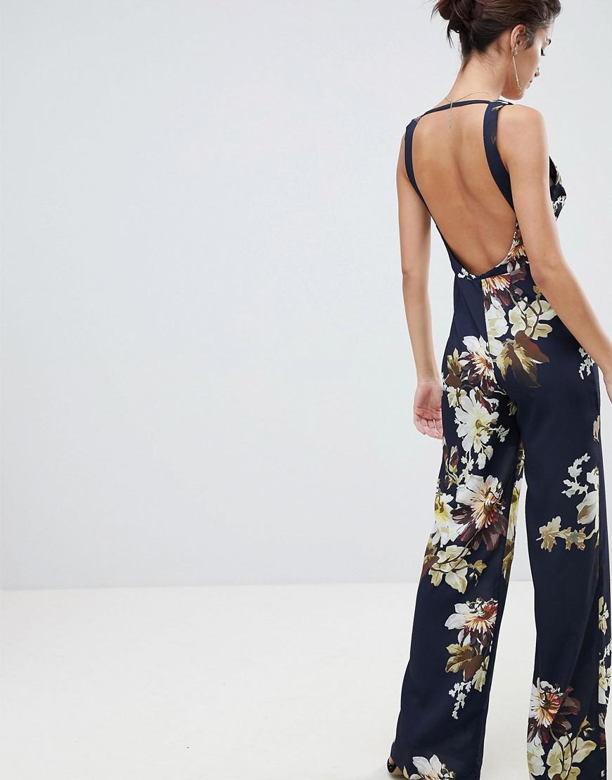 Hope and ivy floral jumpsuit Clearance
