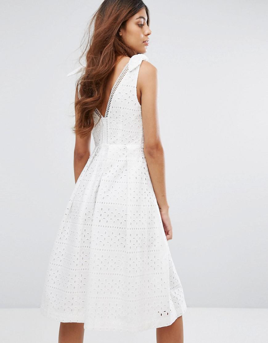 oasis broderie dress