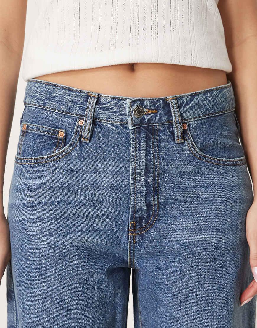 Gina Tricot Low Waist baggy Jeans in Blue Lyst UK