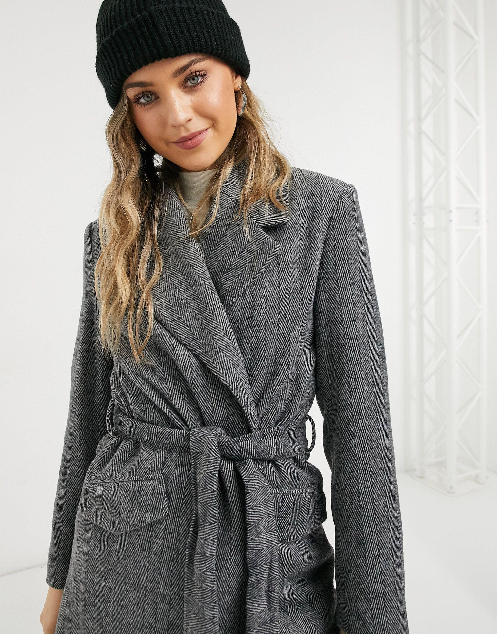 miss selfridge grey jacket