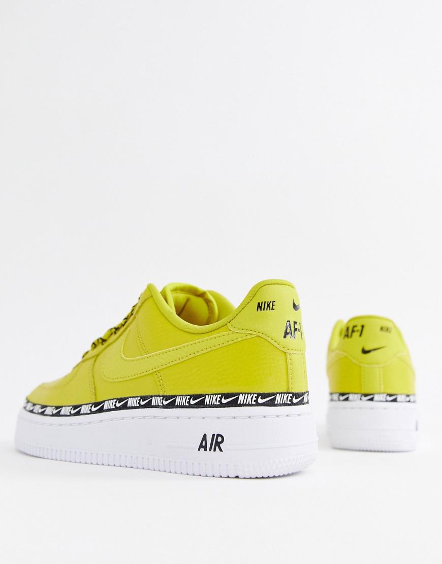 nike air force 1 swoosh tape sneakers