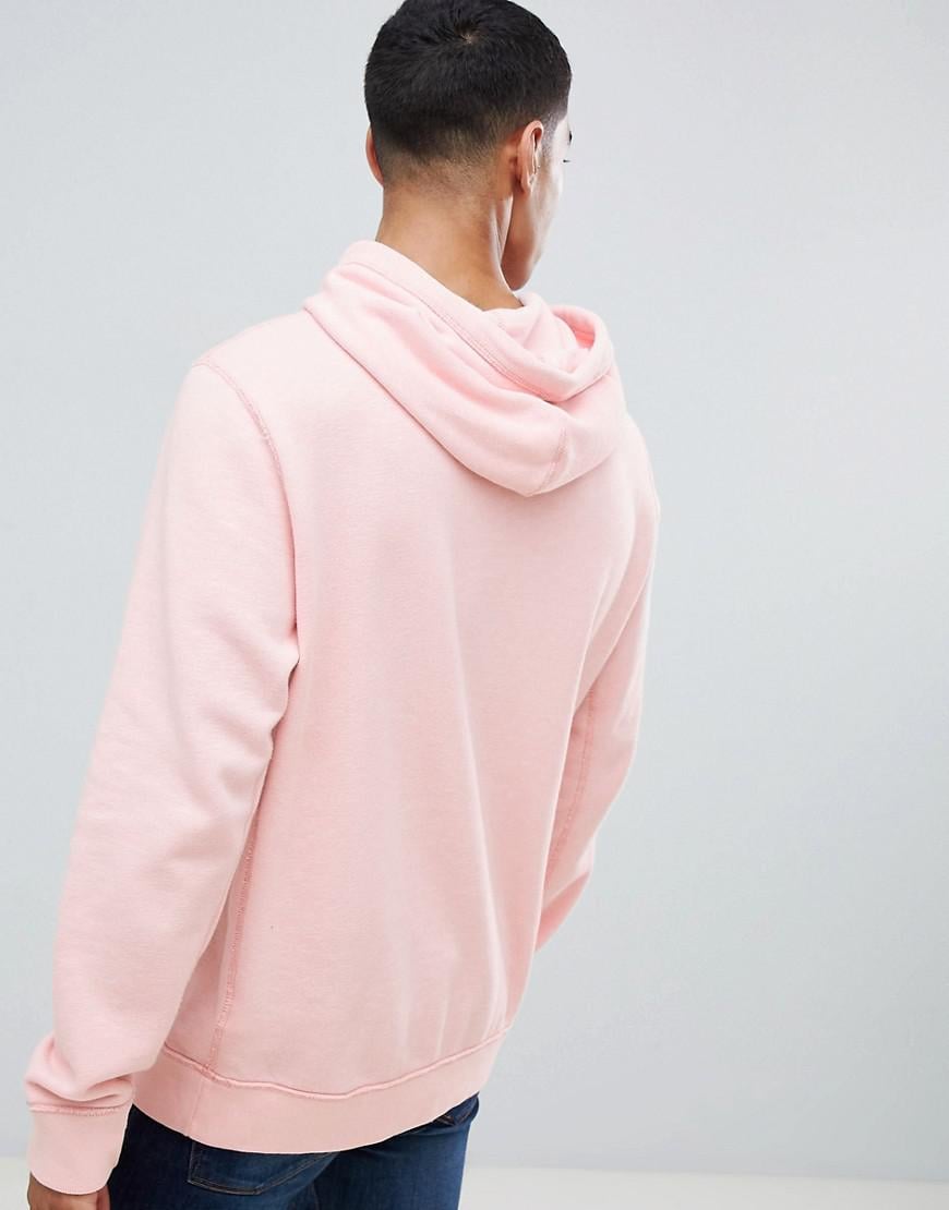 Abercrombie & Fitch Icon Logo Hoodie In Pink for Men | Lyst