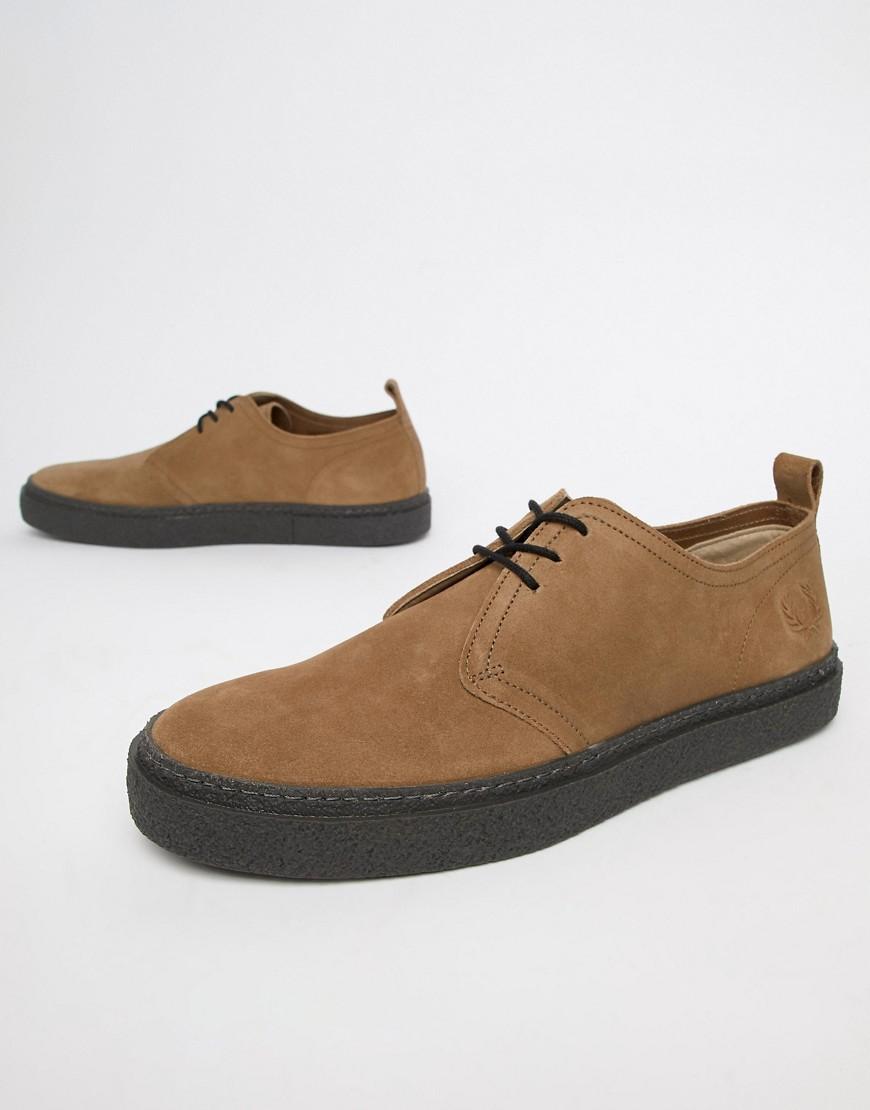 Fred Perry Linden Low Suede Shoes In Tan in Brown for Men - Lyst
