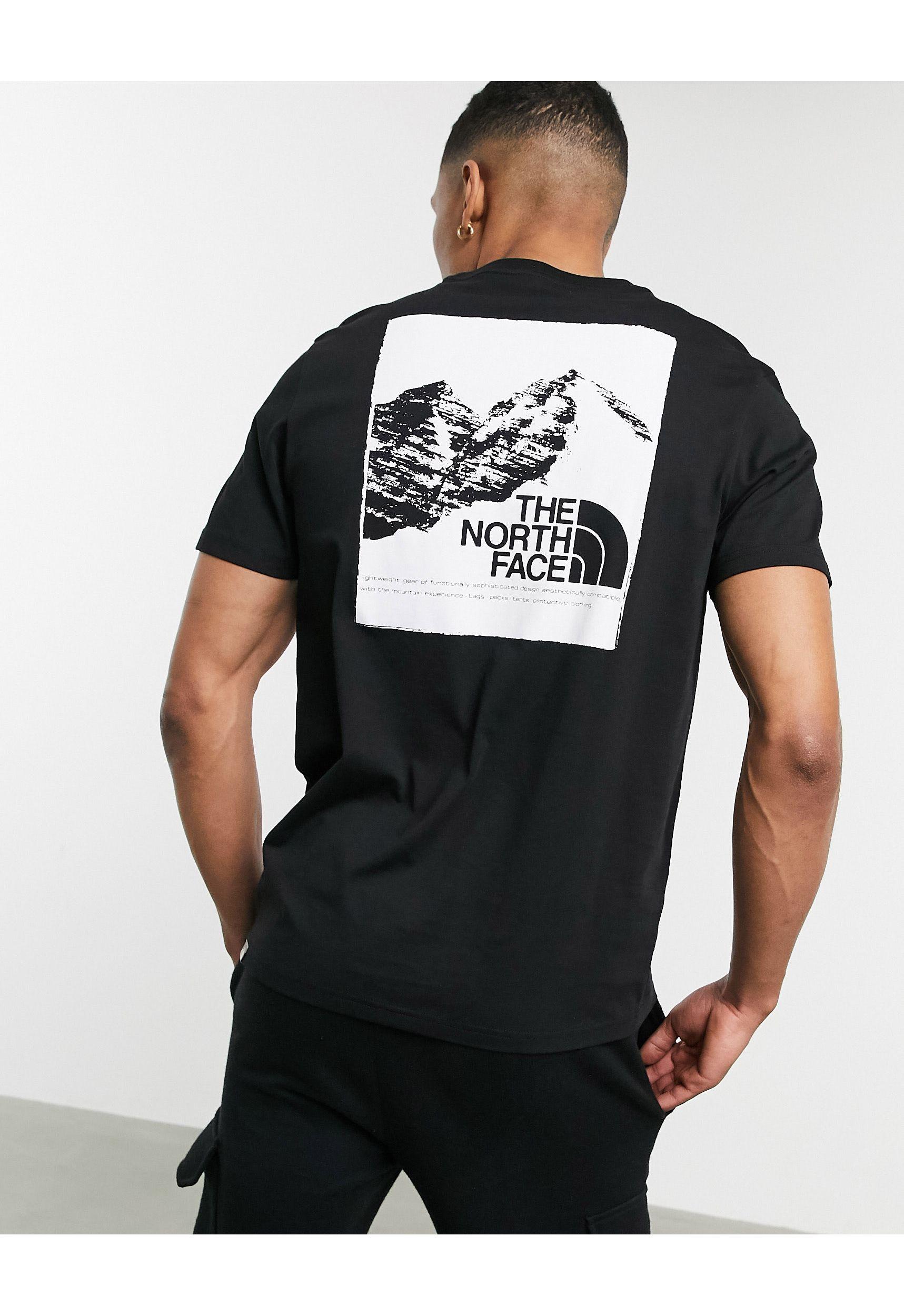 stewardess Kelder controleren The North Face Mountain Graphic T-shirt in Black for Men | Lyst