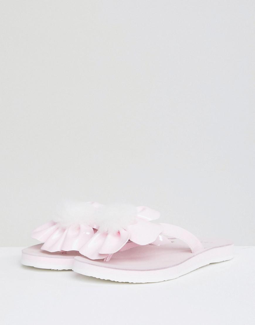 UGG Poppy Pink Flower Flip Flops | Lyst
