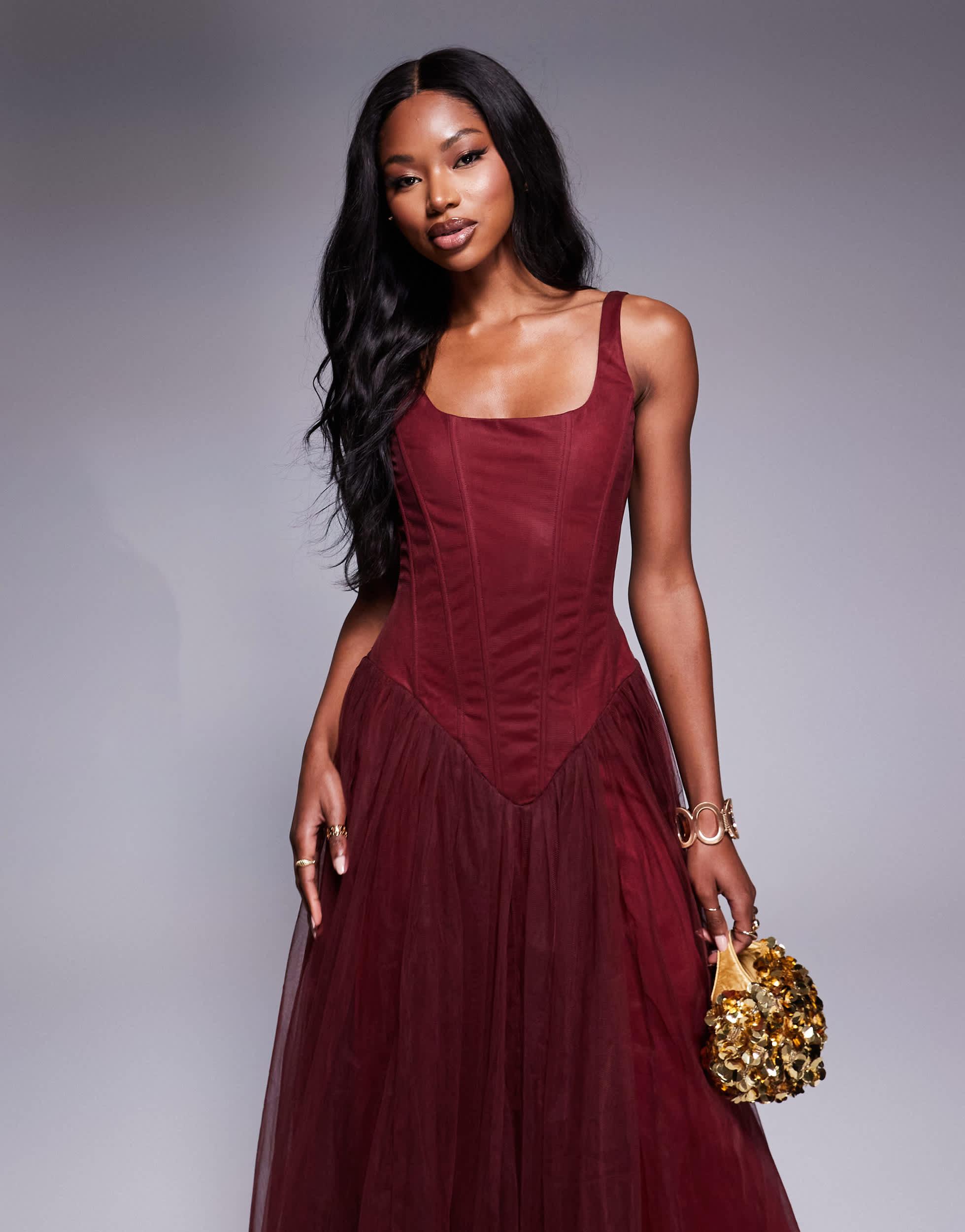 drop waist maroon dress White Mesh Drop Waist Polka Dot Maxi Dress – Rare London