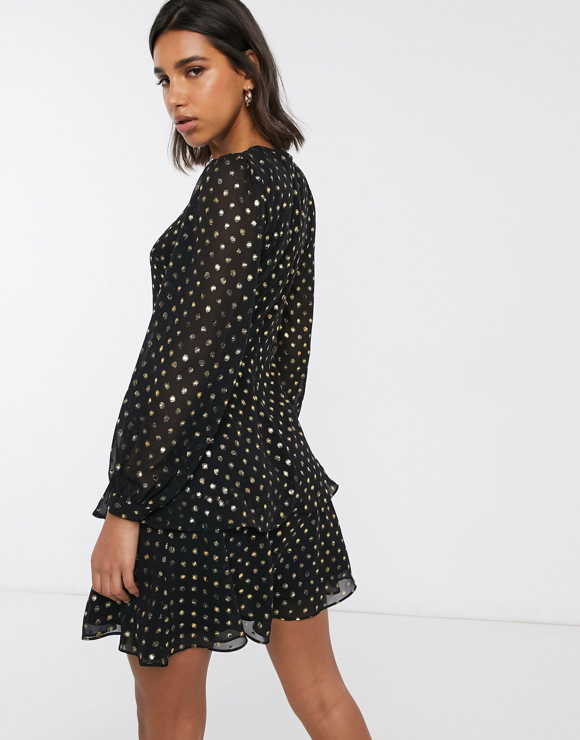 warehouse tiered dress