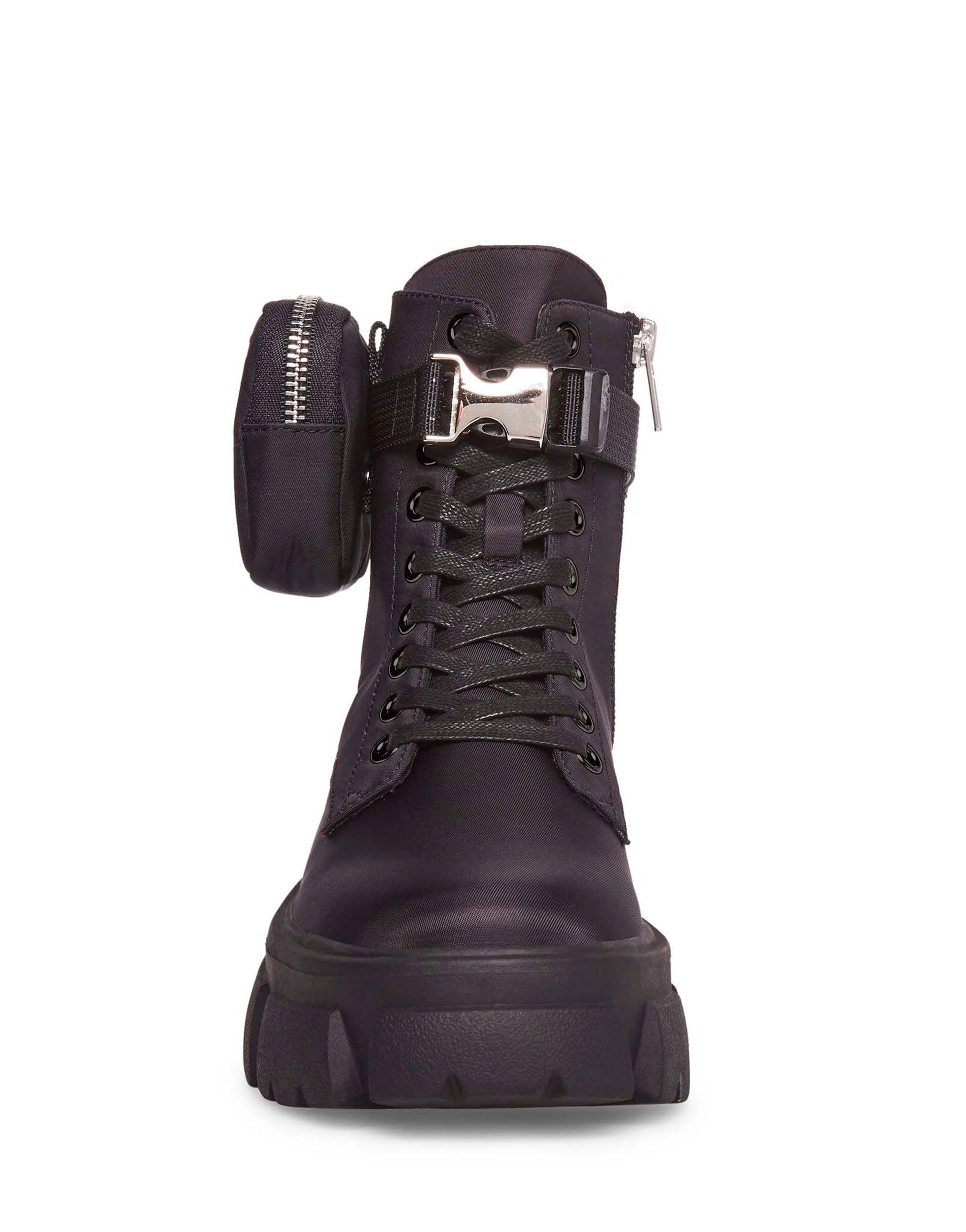Botas negras gruesas con cordones y bolsillo extraíble tanker-p Steve  Madden de color Negro | Lyst
