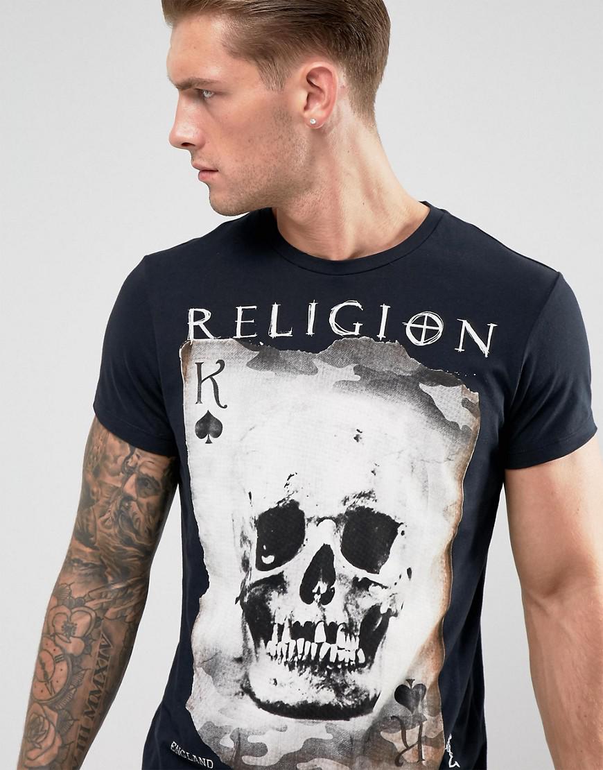 religion skull t shirt