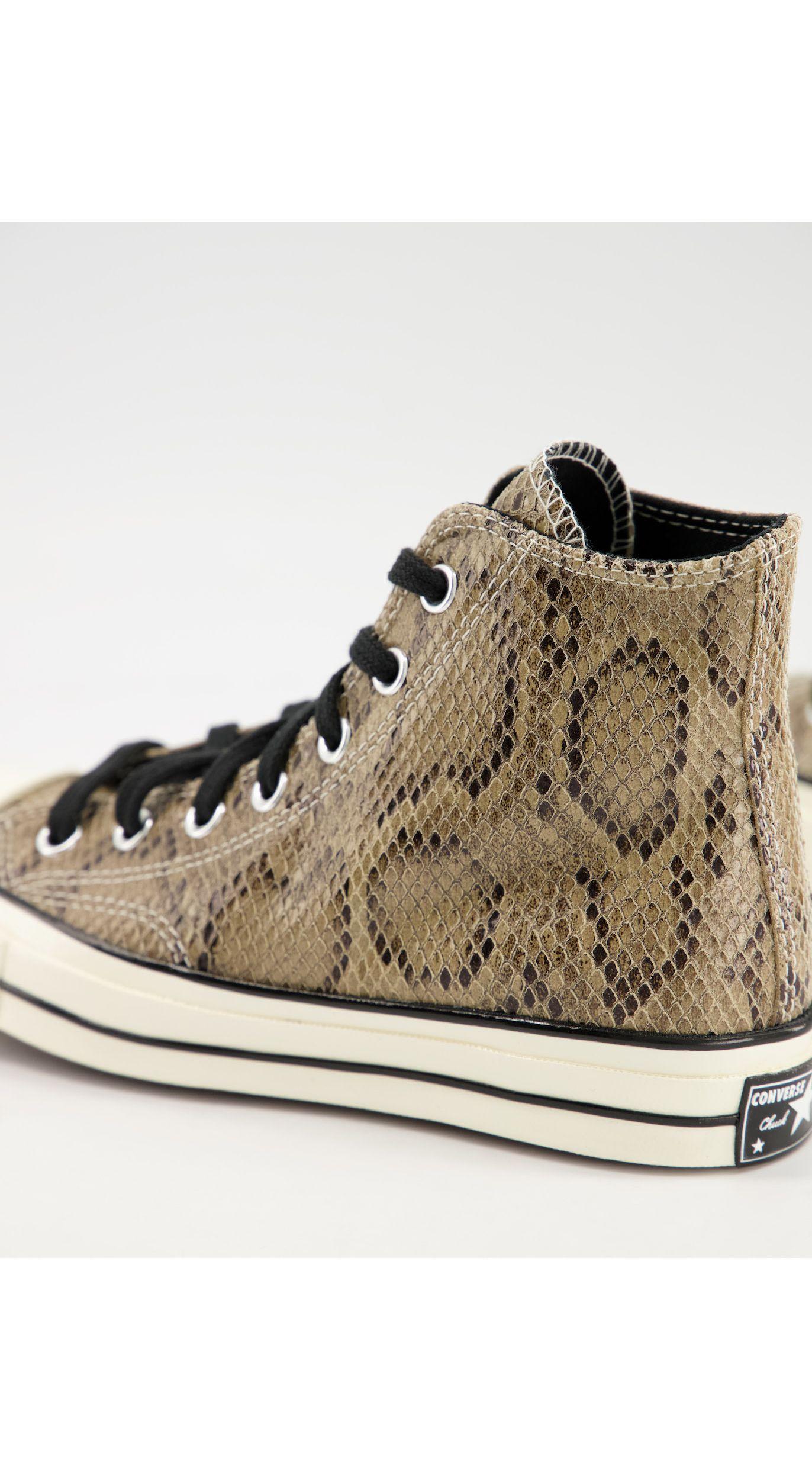 Chuck 70 - baskets montantes imprimé python Converse en coloris Marron |  Lyst