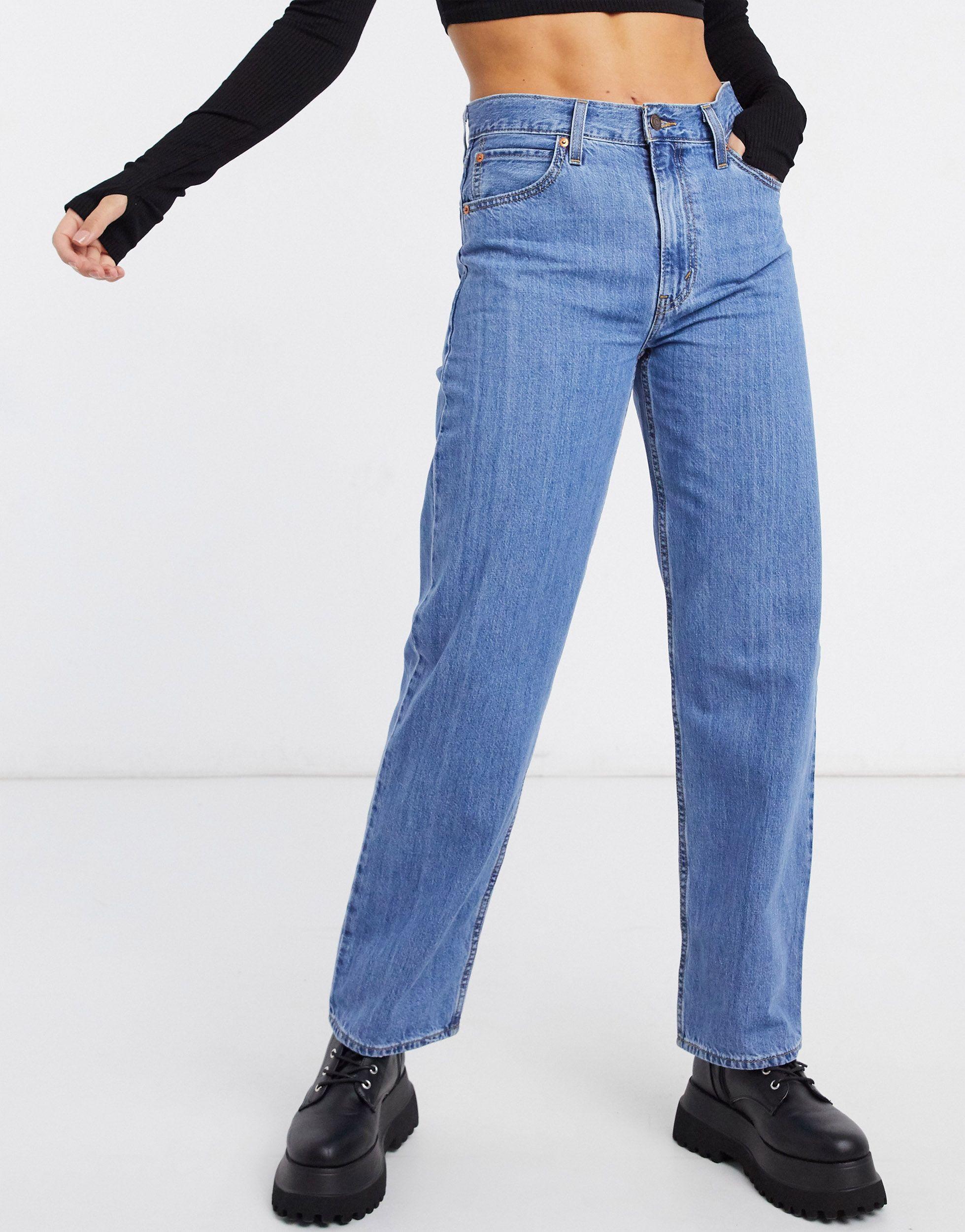 Levi's Denim Dad Jeans in Blue | Lyst 