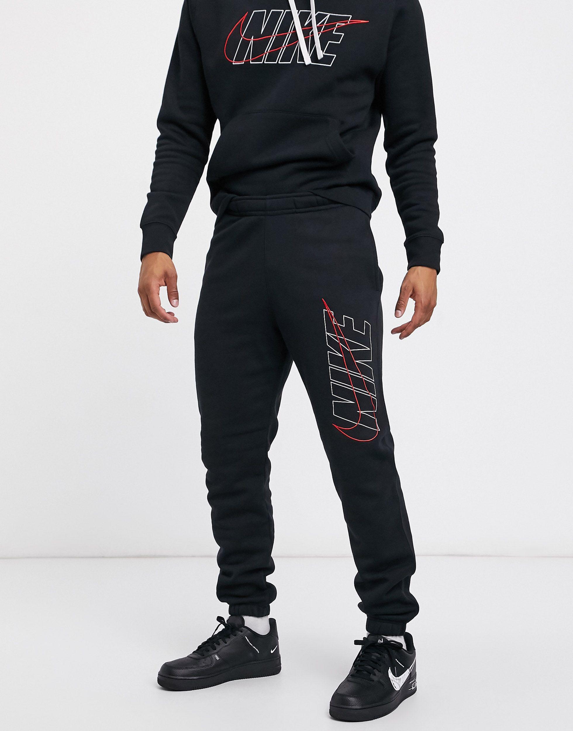 Nike Club Tracksuit Set in Black for Men - Lyst