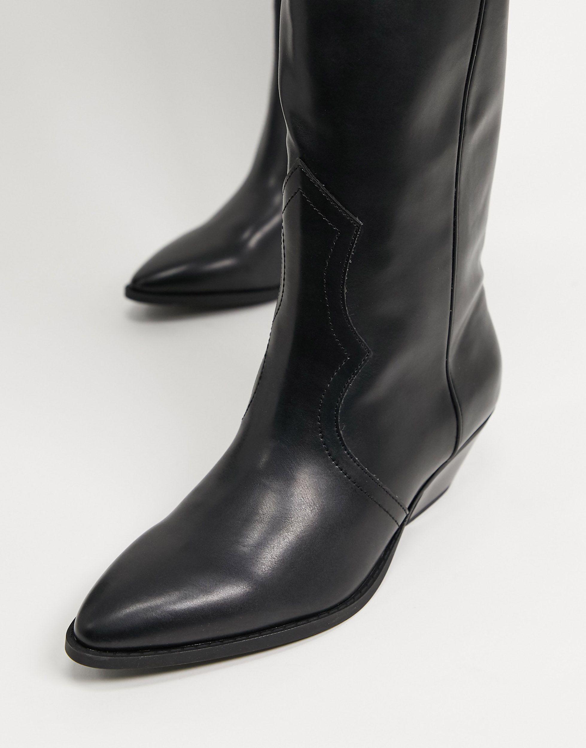 pull up knee high boots