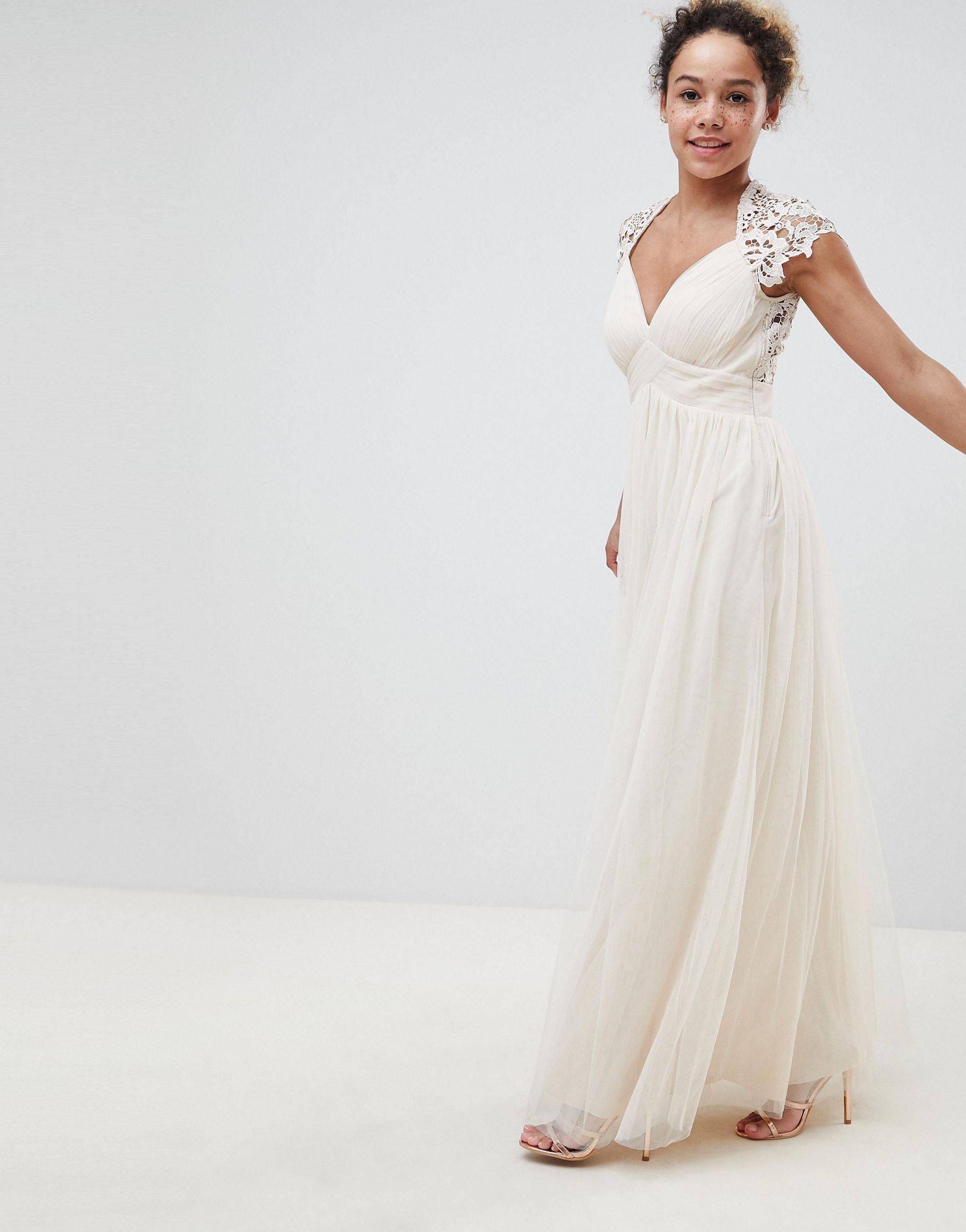 little mistress maxi dress with lace back