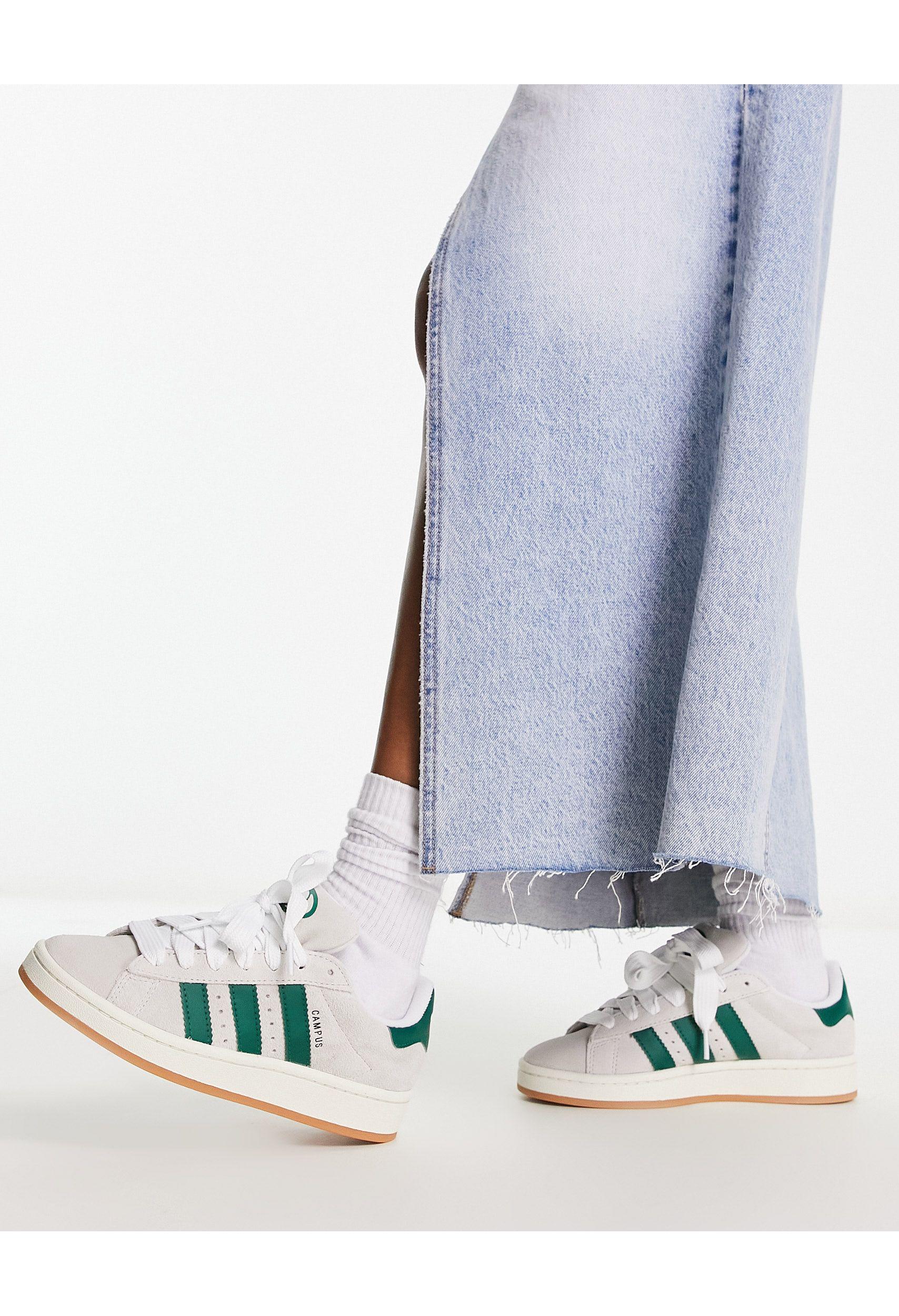 Campus - sneakers bianche e verdi stile anni '00 di adidas Originals in Blu  | Lyst