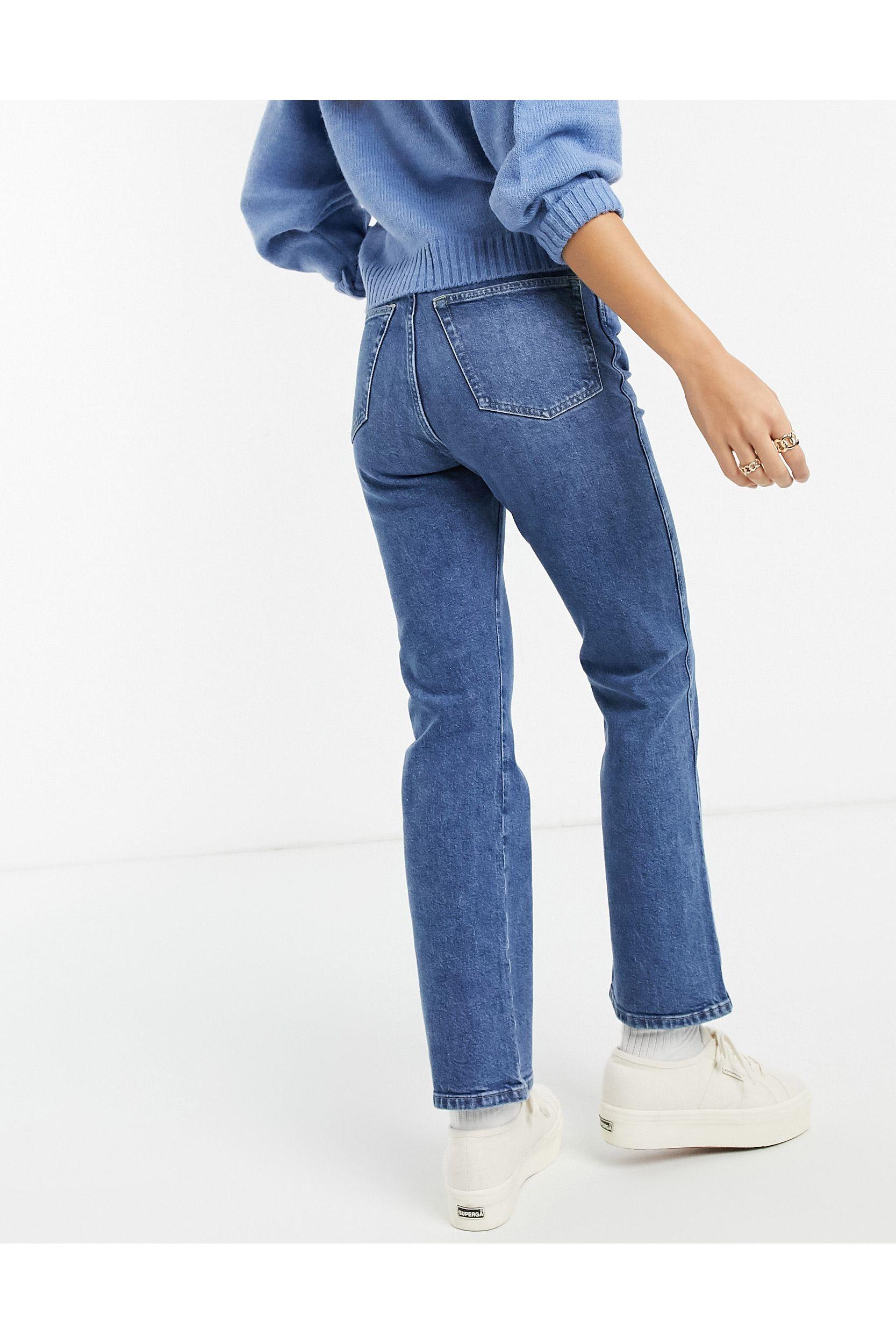 Crush Cotton Kick Flare Jeans 