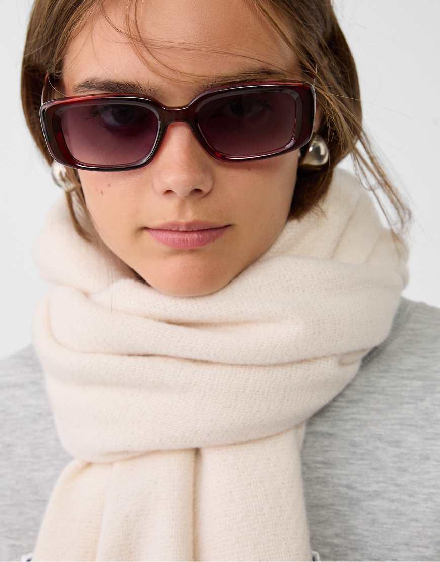 Animal Print Sciarpa Leopardato Stradivarius Berretto Donna Pelle